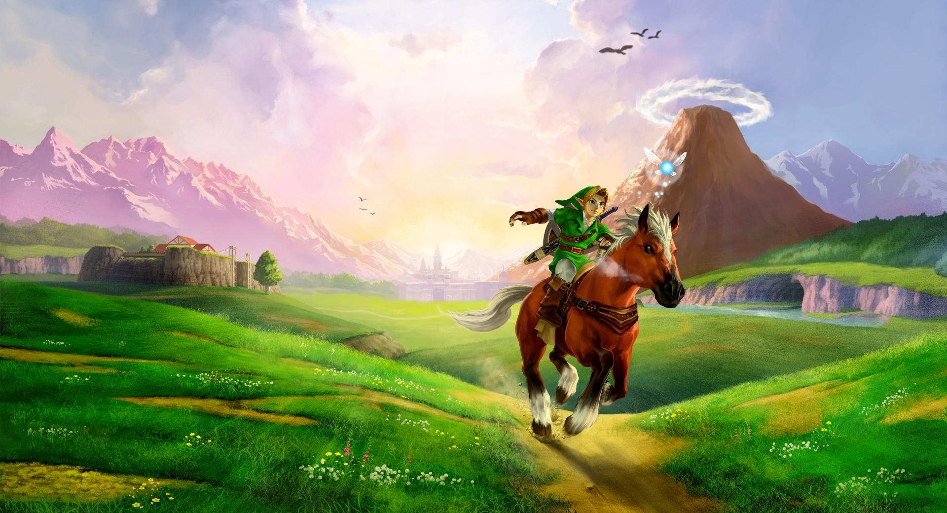 The Legend of Zelda Ocarina of Time 3D at 640 x 960 iPhone 4 size wallpapers HD quality