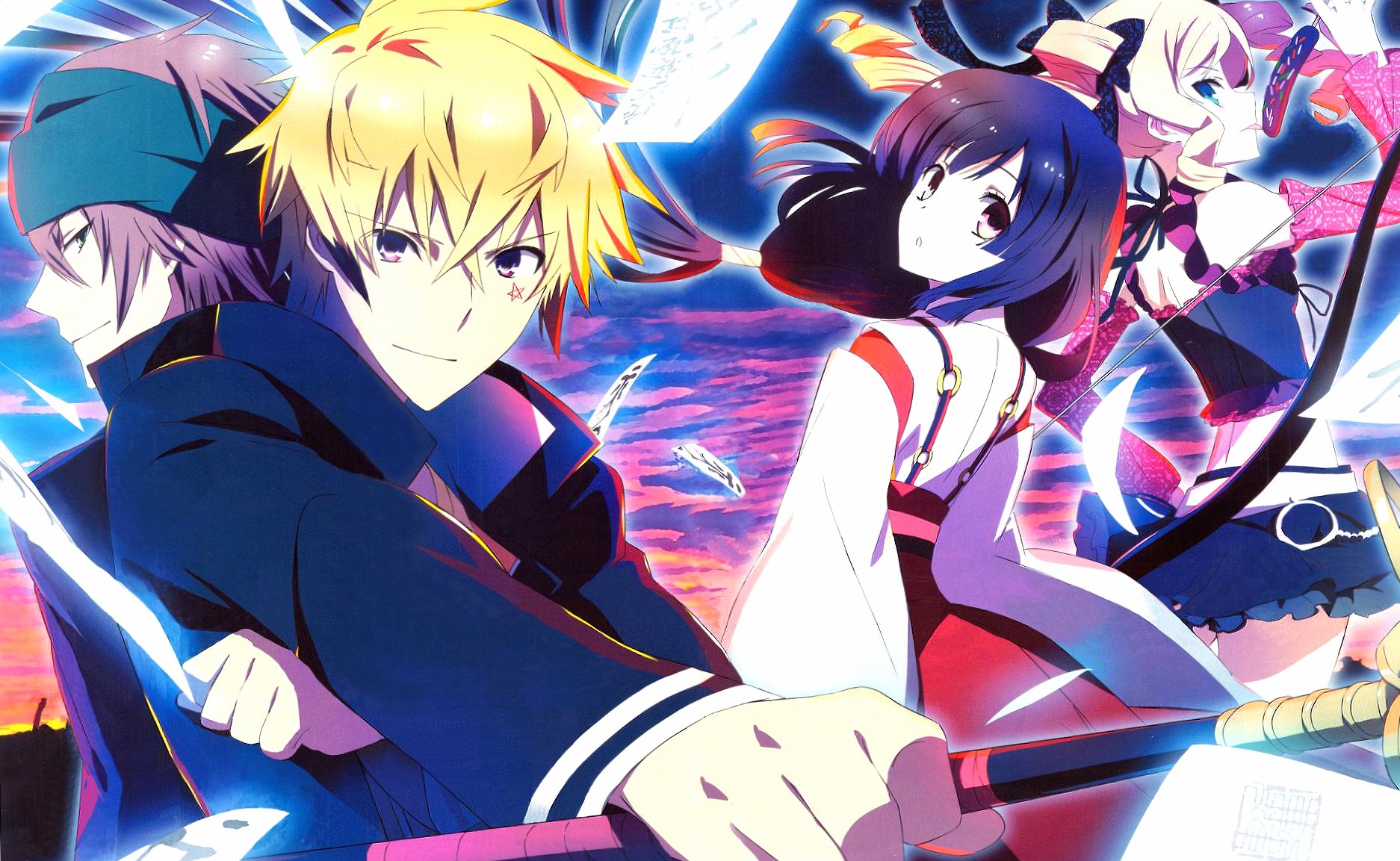 Tokyo ravens anime at 320 x 480 iPhone size wallpapers HD quality