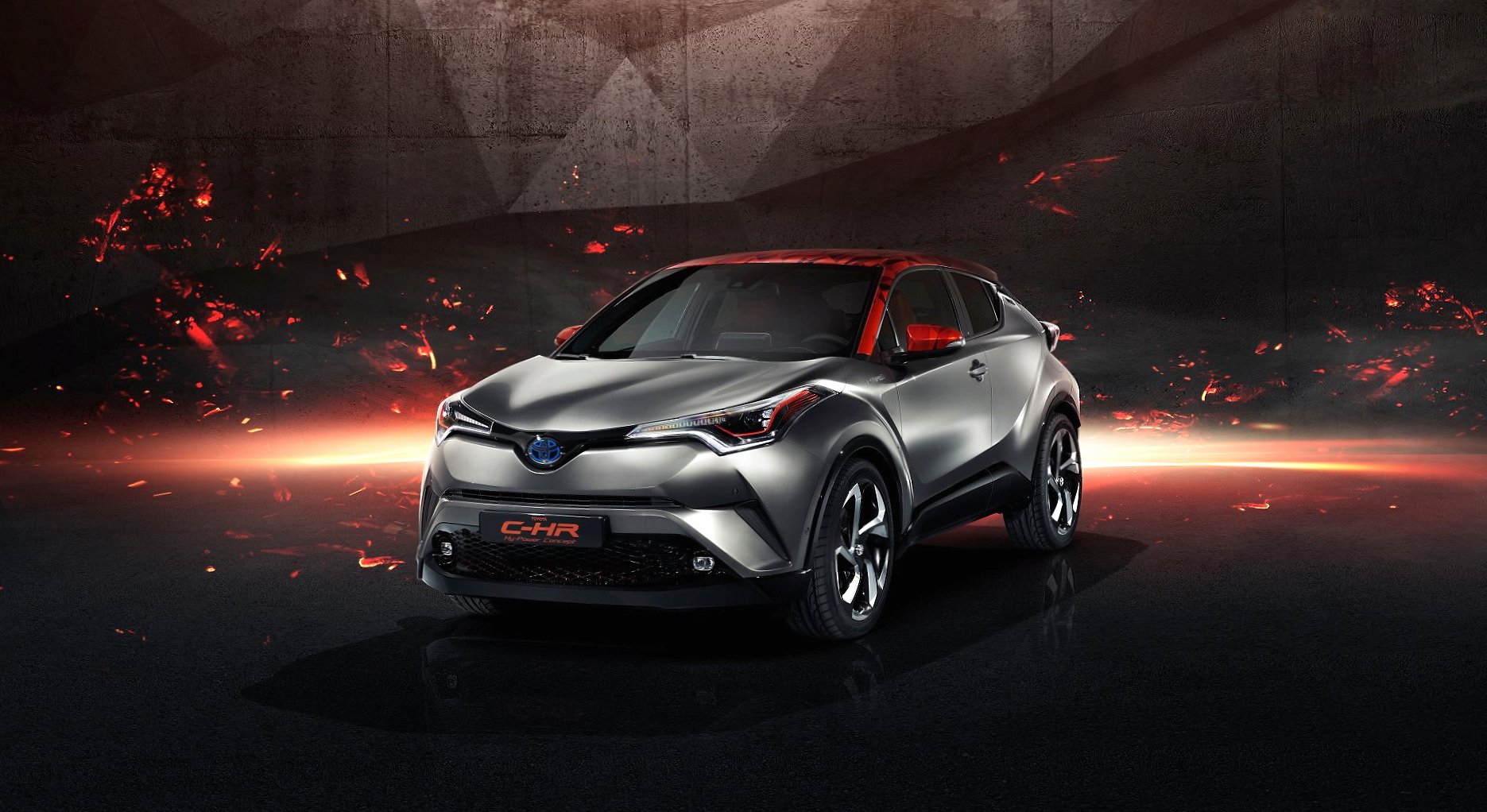 Toyota C-HR at 1334 x 750 iPhone 7 size wallpapers HD quality