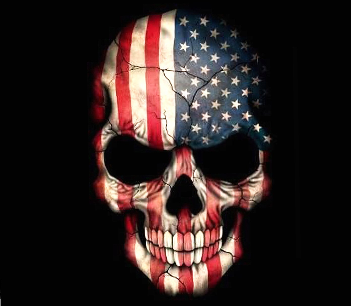 US skull at 640 x 960 iPhone 4 size wallpapers HD quality