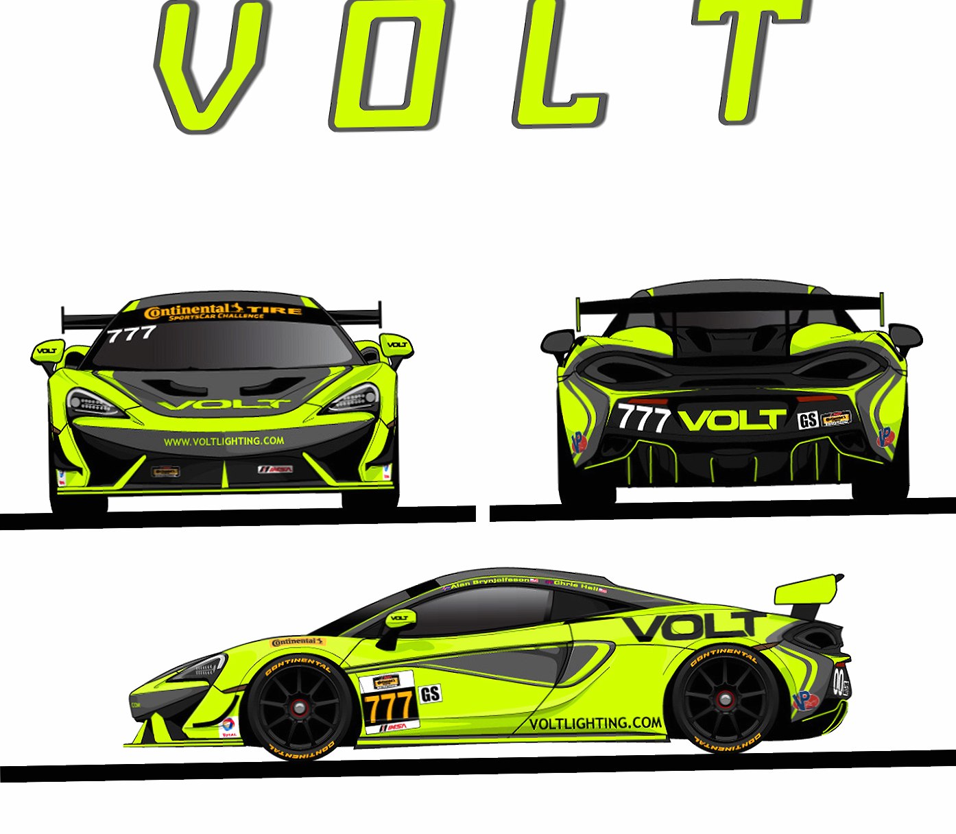 Volt Race Car at 1600 x 1200 size wallpapers HD quality