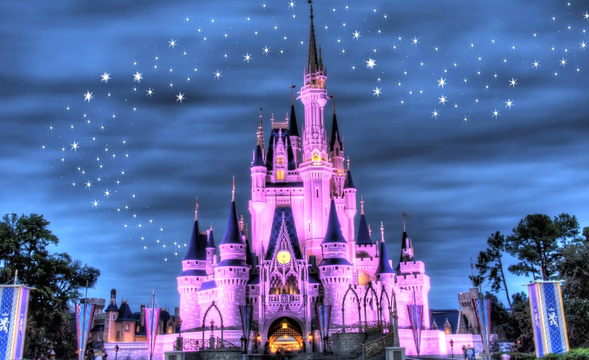 Walt Disney World at 640 x 960 iPhone 4 size wallpapers HD quality