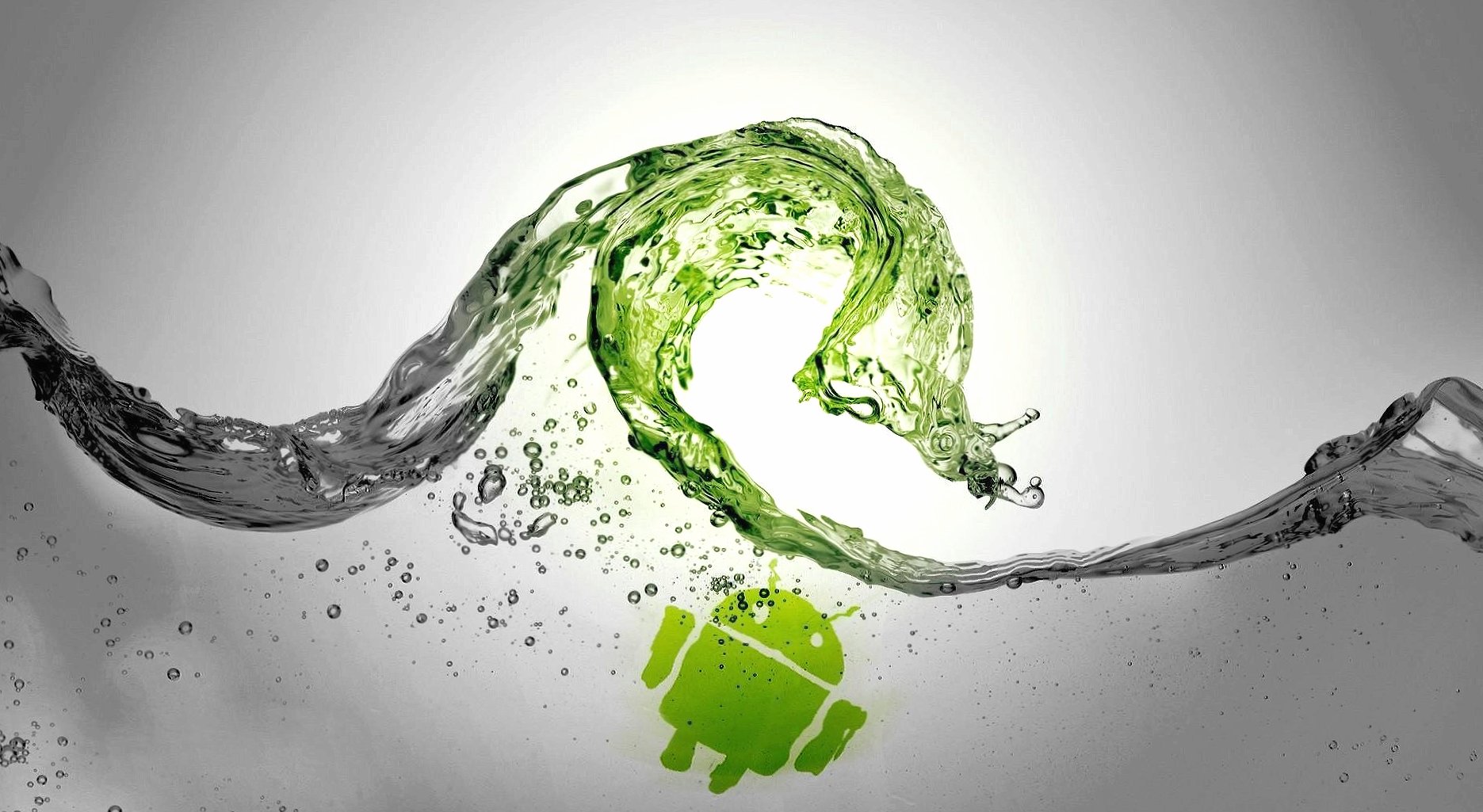 Water splash android at 640 x 1136 iPhone 5 size wallpapers HD quality