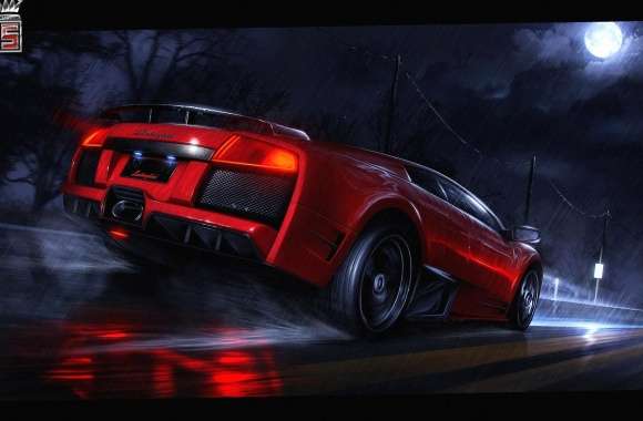 Lamborghini murcielago red