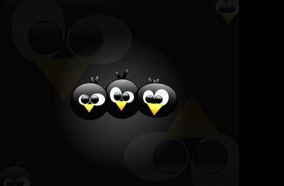 Three linux penguins wallpapers hd quality