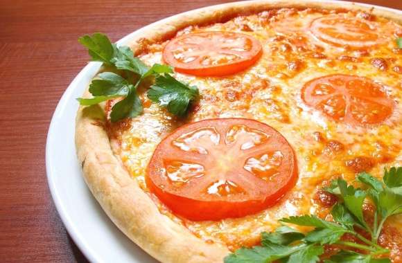 Tomatos pizza