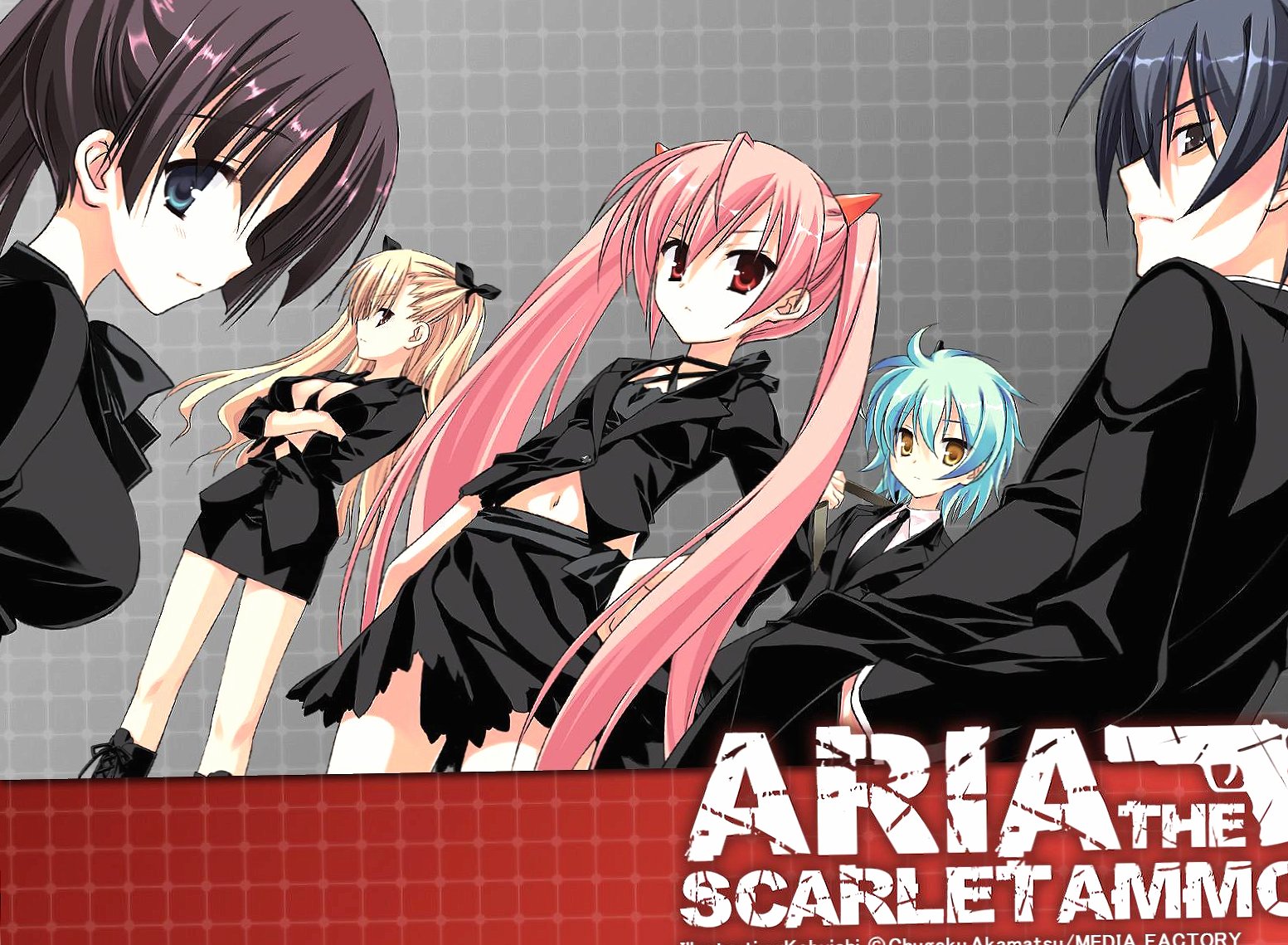 Aria the scarlett ammo anime at 1152 x 864 size wallpapers HD quality