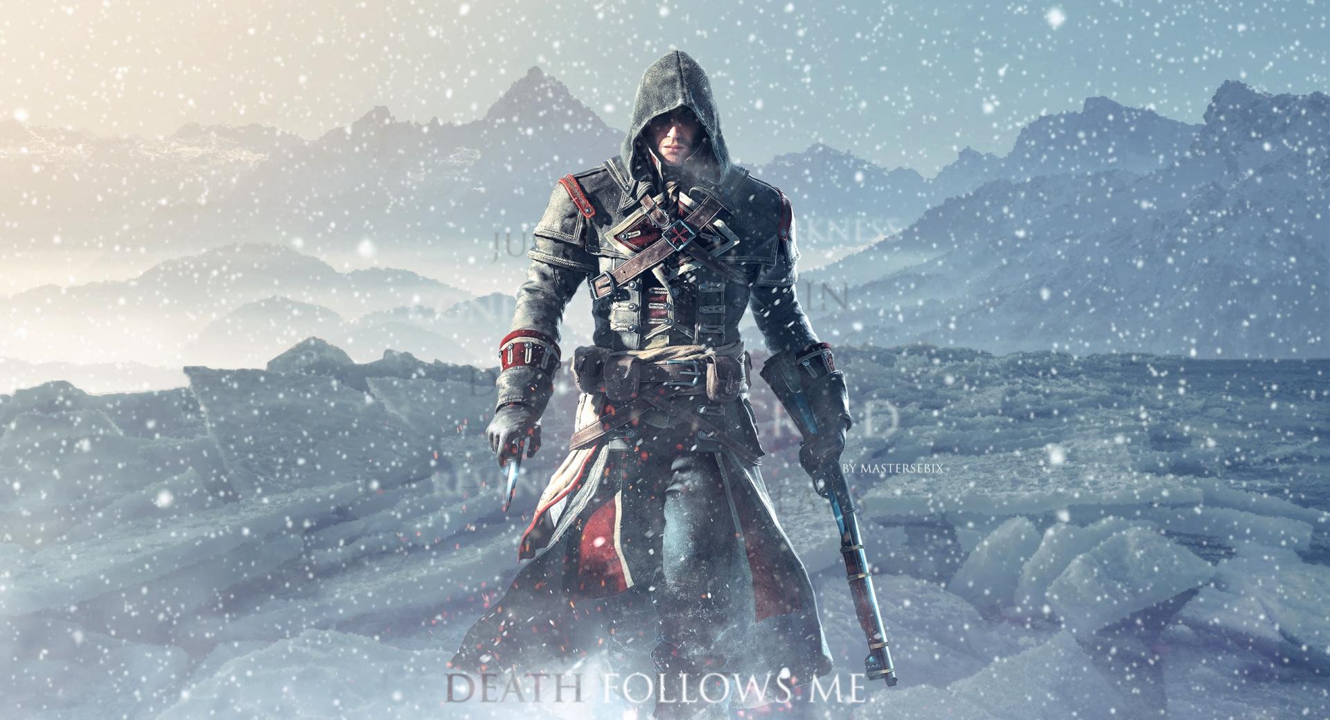 Assassins Creed Rogue - Death Follows Me at 1024 x 1024 iPad size wallpapers HD quality