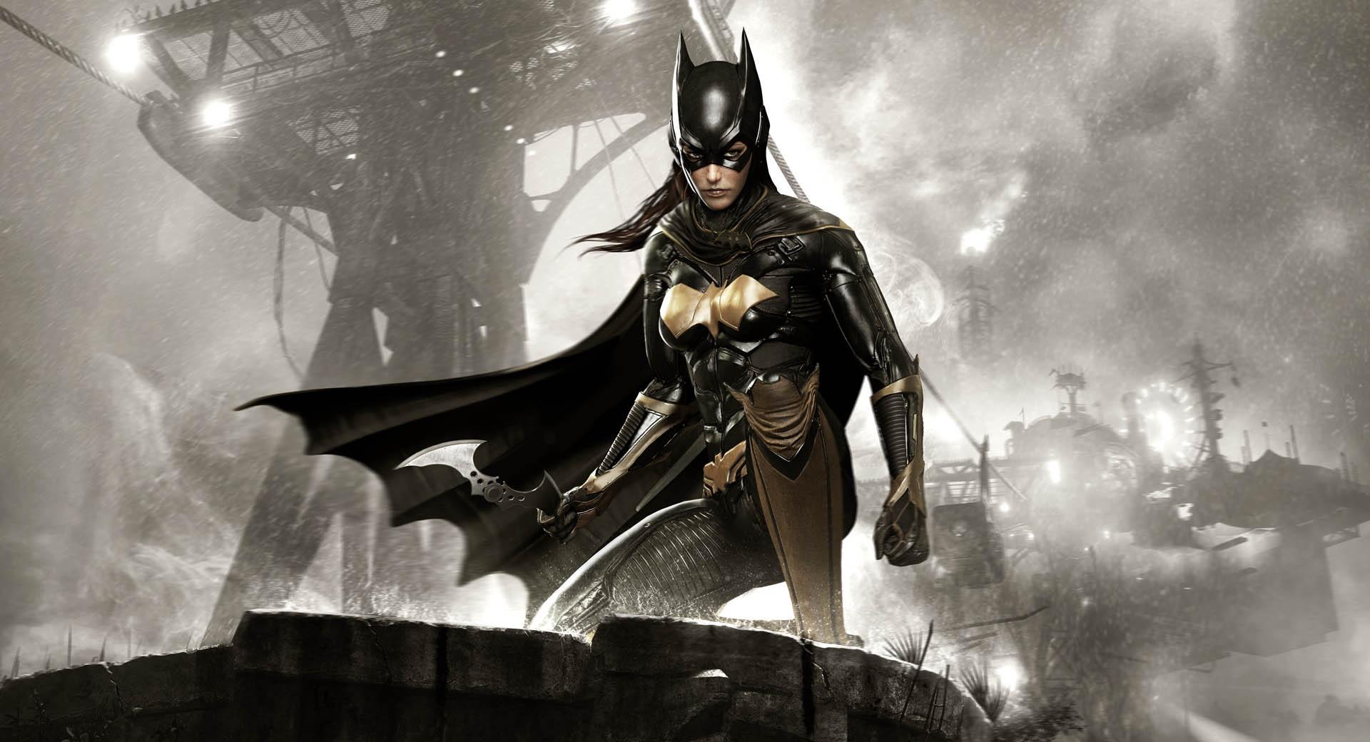 Batman Arkham Knight Batgirl at 320 x 480 iPhone size wallpapers HD quality