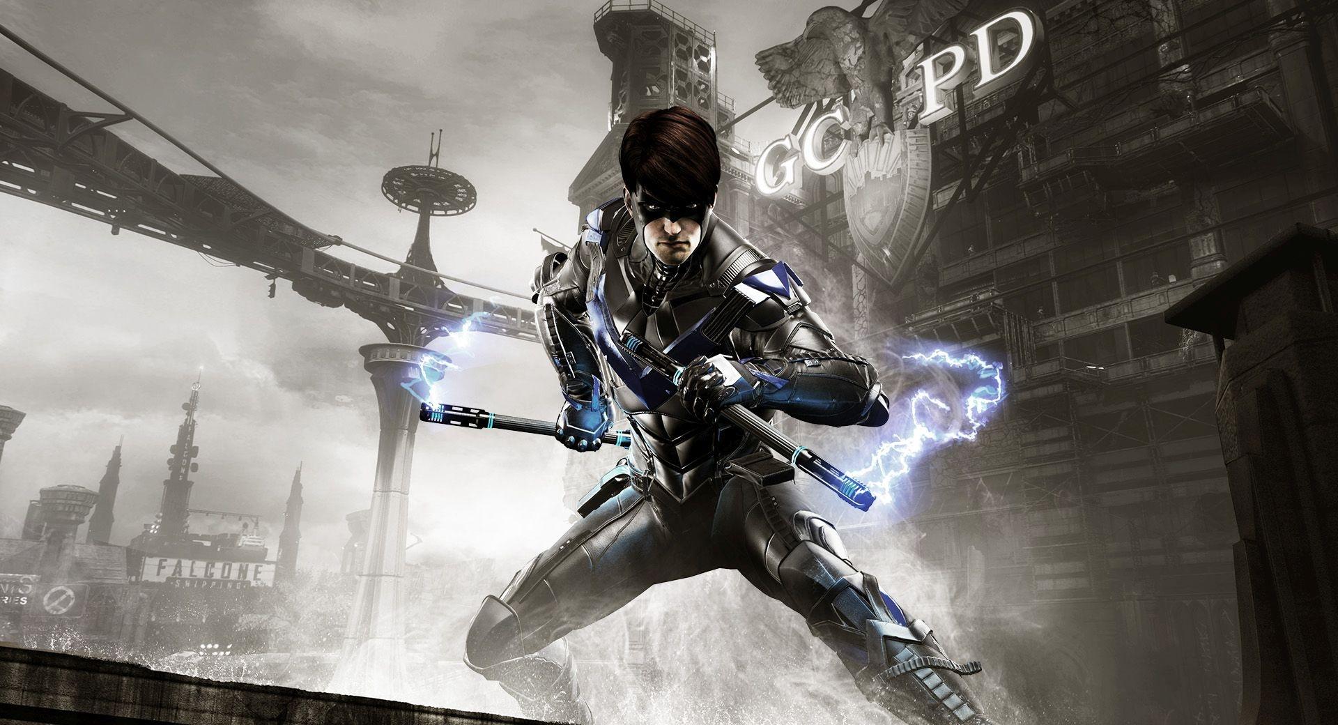 Batman Arkham Knight Nightwing at 640 x 960 iPhone 4 size wallpapers HD quality