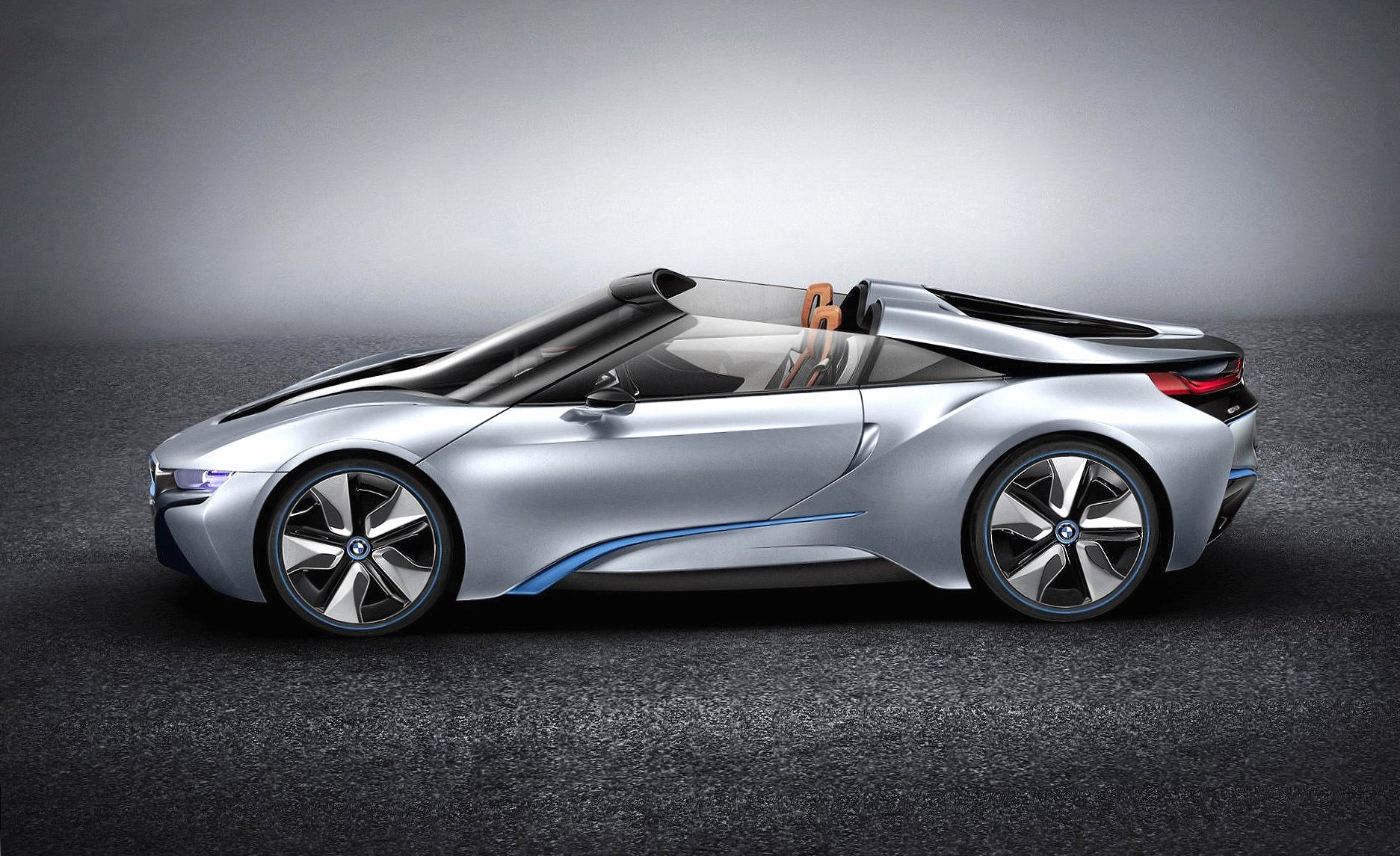 bmw i8 spyder concept at 1334 x 750 iPhone 7 size wallpapers HD quality