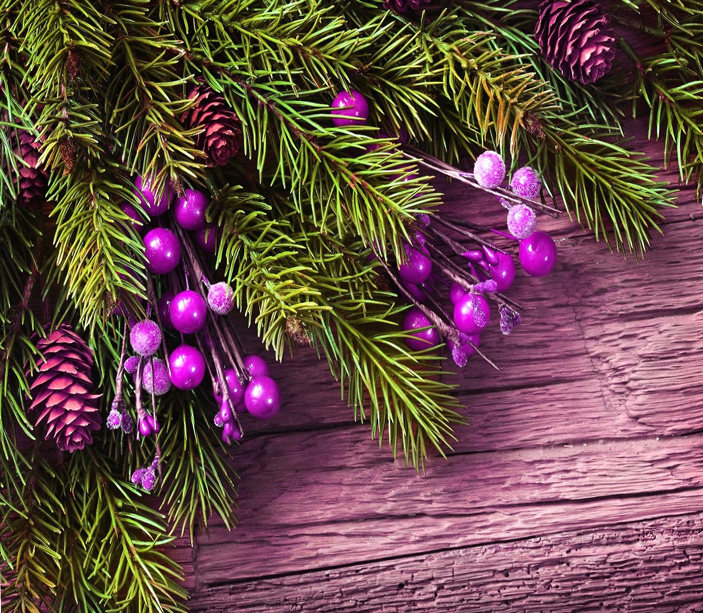 Christmas Branch at 1600 x 1200 size wallpapers HD quality