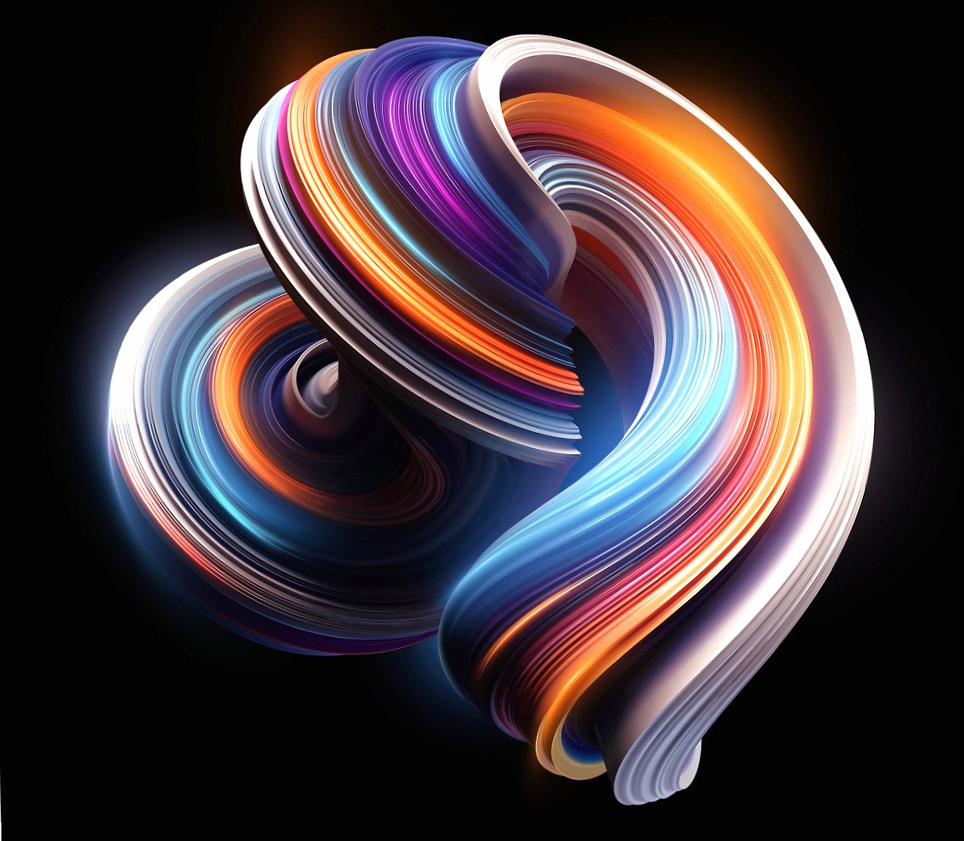 colorful curves at 640 x 1136 iPhone 5 size wallpapers HD quality