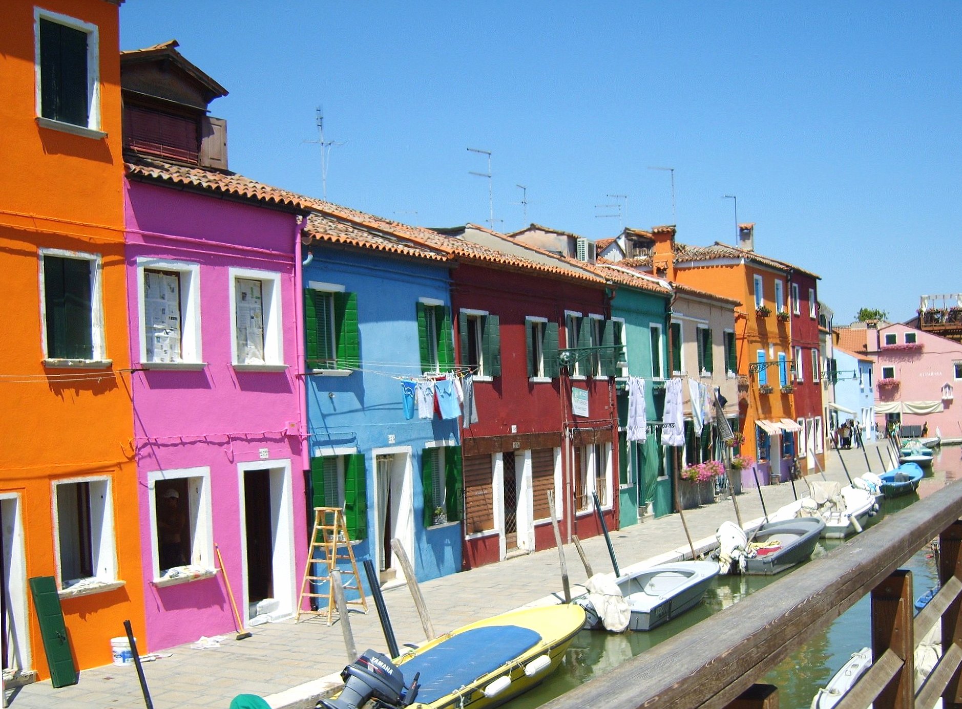 Colorful houses venice italy wallpapers HD quality