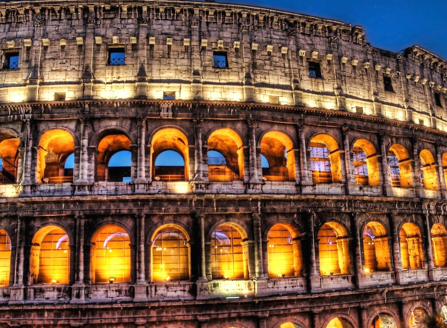 Colosseum detail rome italy at 2048 x 2048 iPad size wallpapers HD quality
