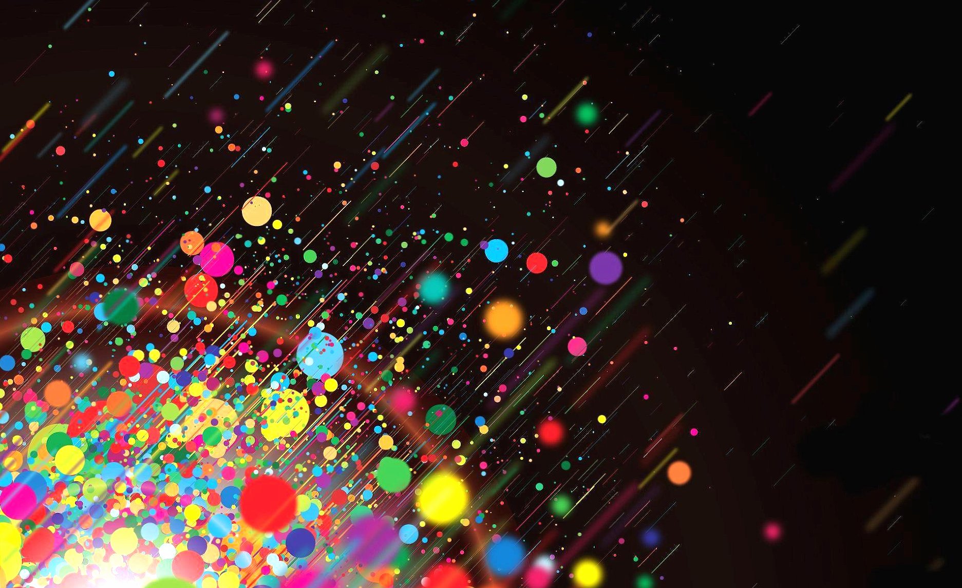 Colour bubbles line laser abstract digital at 2048 x 2048 iPad size wallpapers HD quality