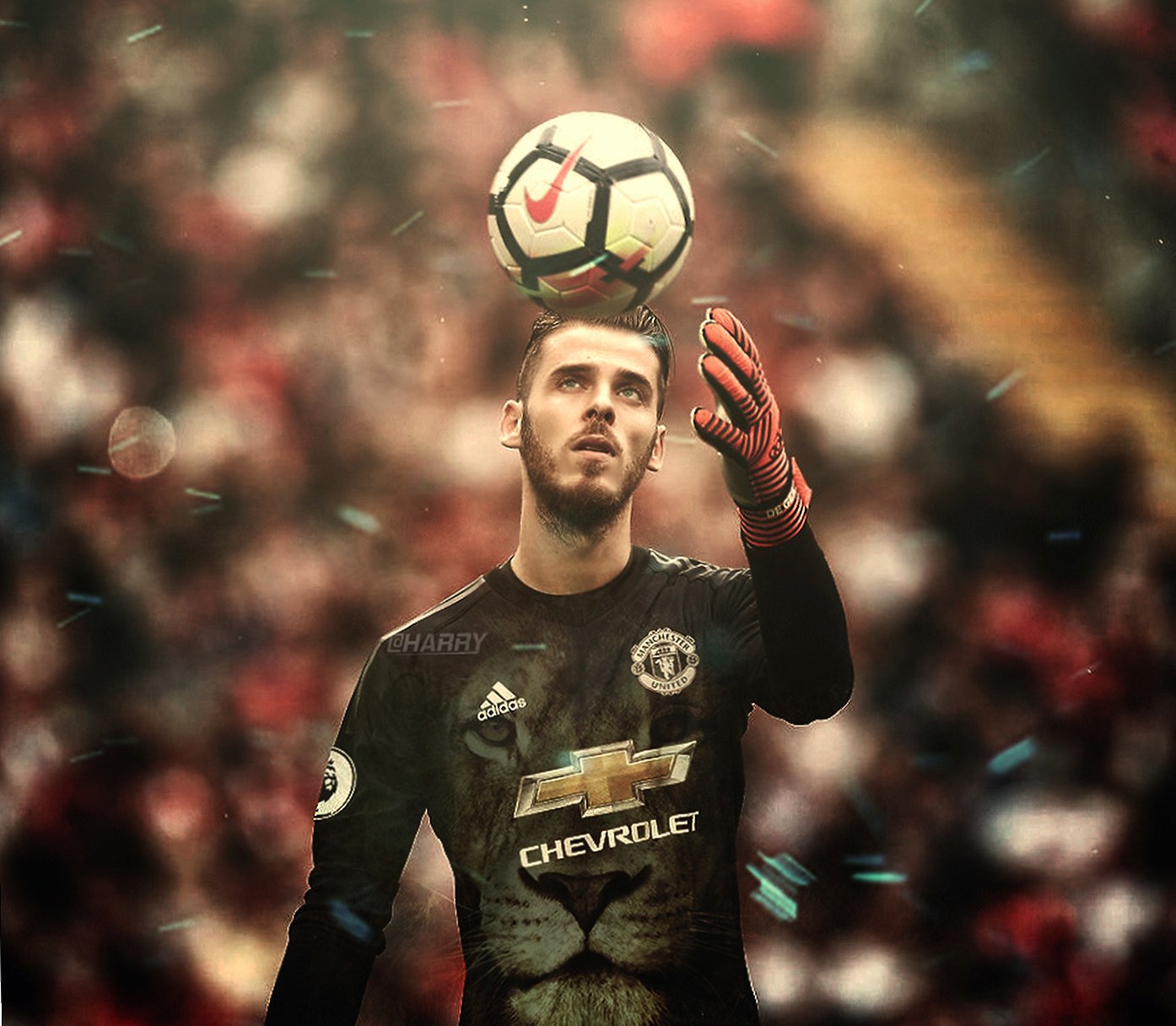 David De Gea at 320 x 480 iPhone size wallpapers HD quality