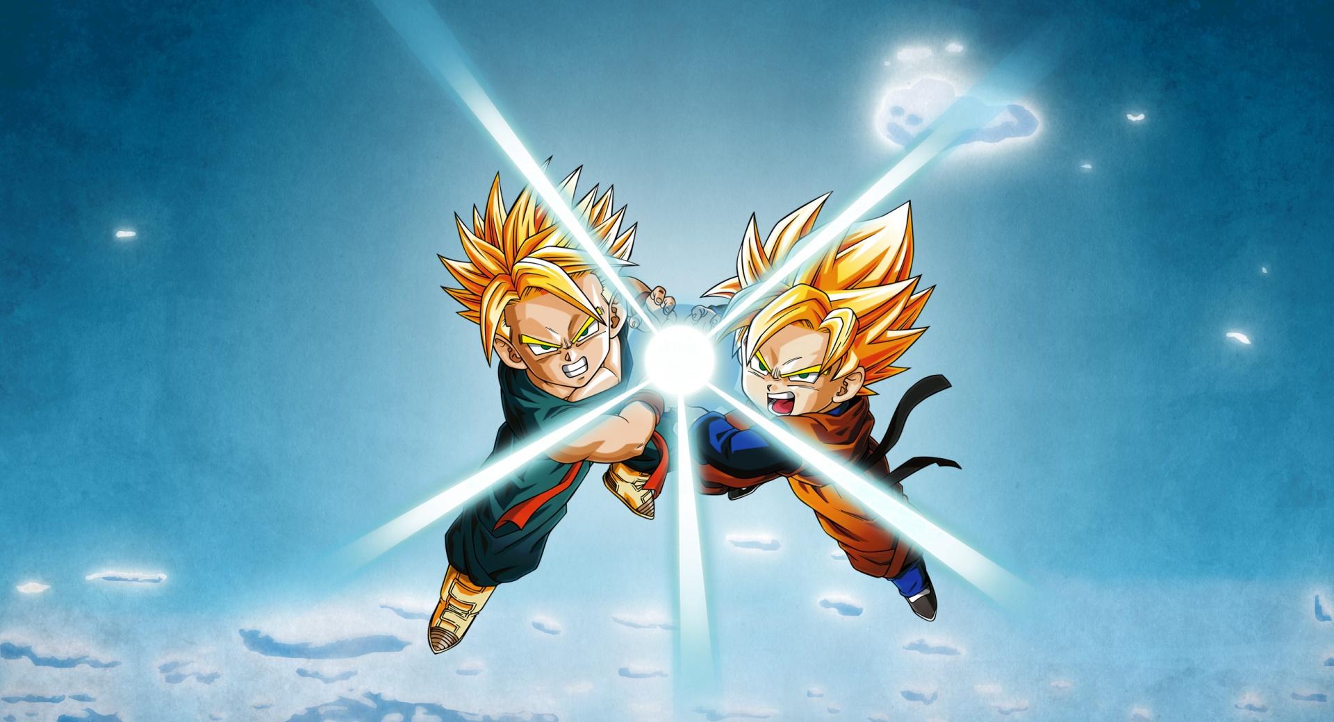 Dragon Ball Trunks Son Goten at 2048 x 2048 iPad size wallpapers HD quality