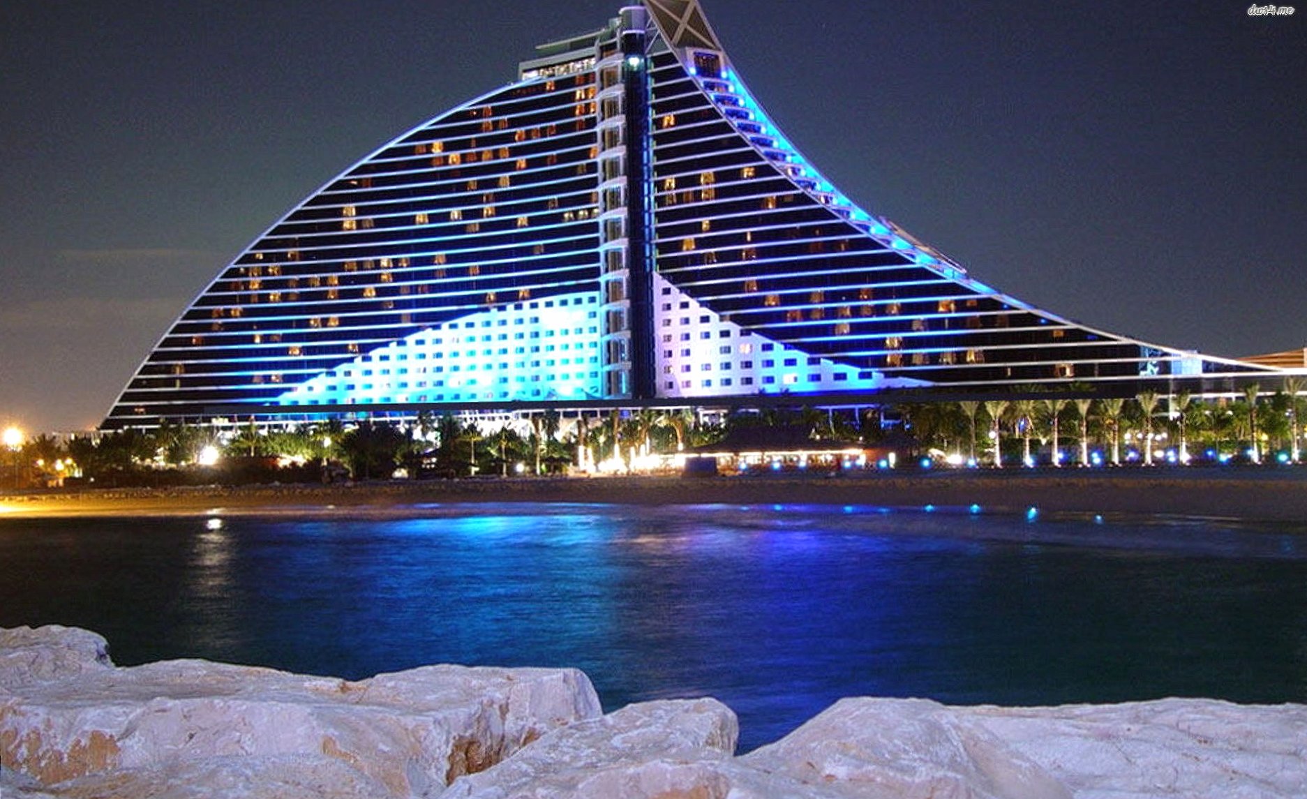 Dubai futuristic hotel wallpapers HD quality
