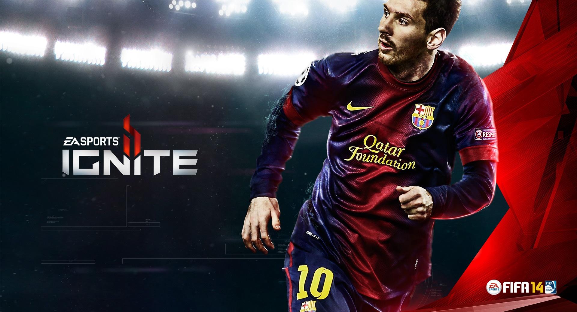 EA Sports Ignite FIFA 14 at 640 x 1136 iPhone 5 size wallpapers HD quality