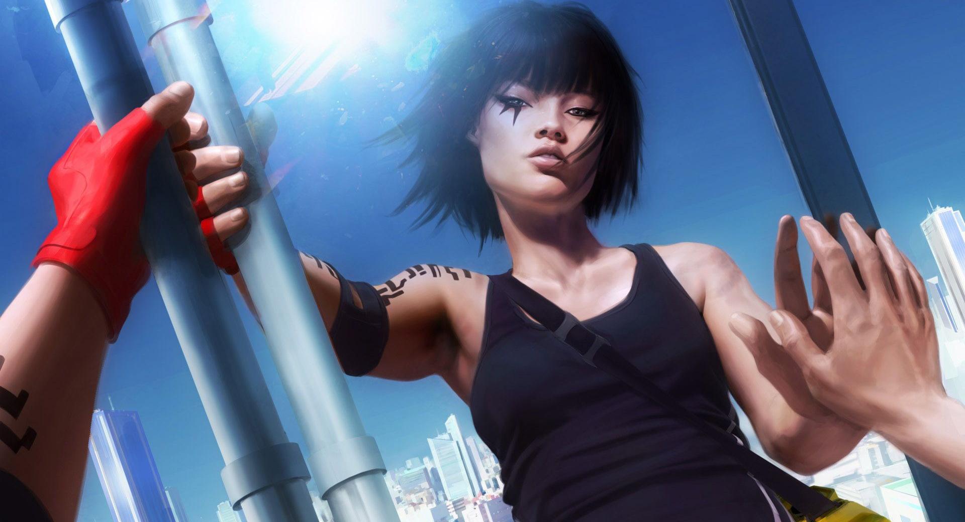 Faith Connors Mirrors Edge Game 1 at 320 x 480 iPhone size wallpapers HD quality
