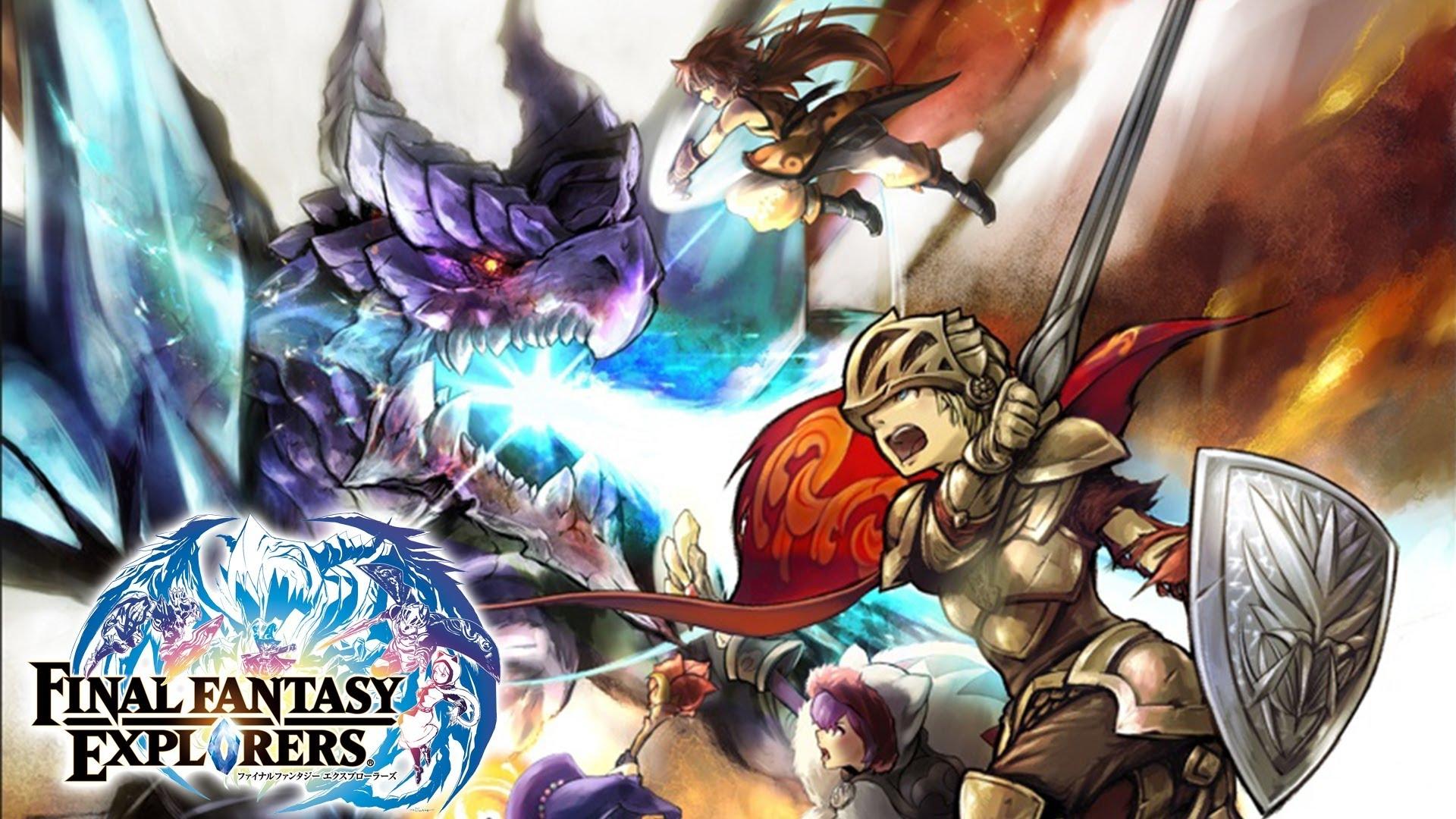 Final Fantasy Explorers at 1334 x 750 iPhone 7 size wallpapers HD quality