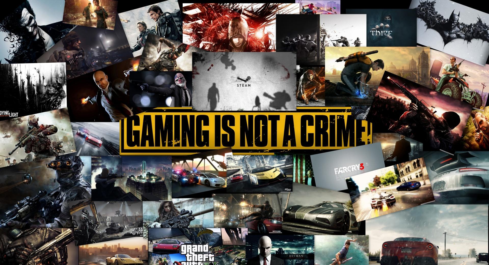 Gameing Is Not A Crime at 320 x 480 iPhone size wallpapers HD quality