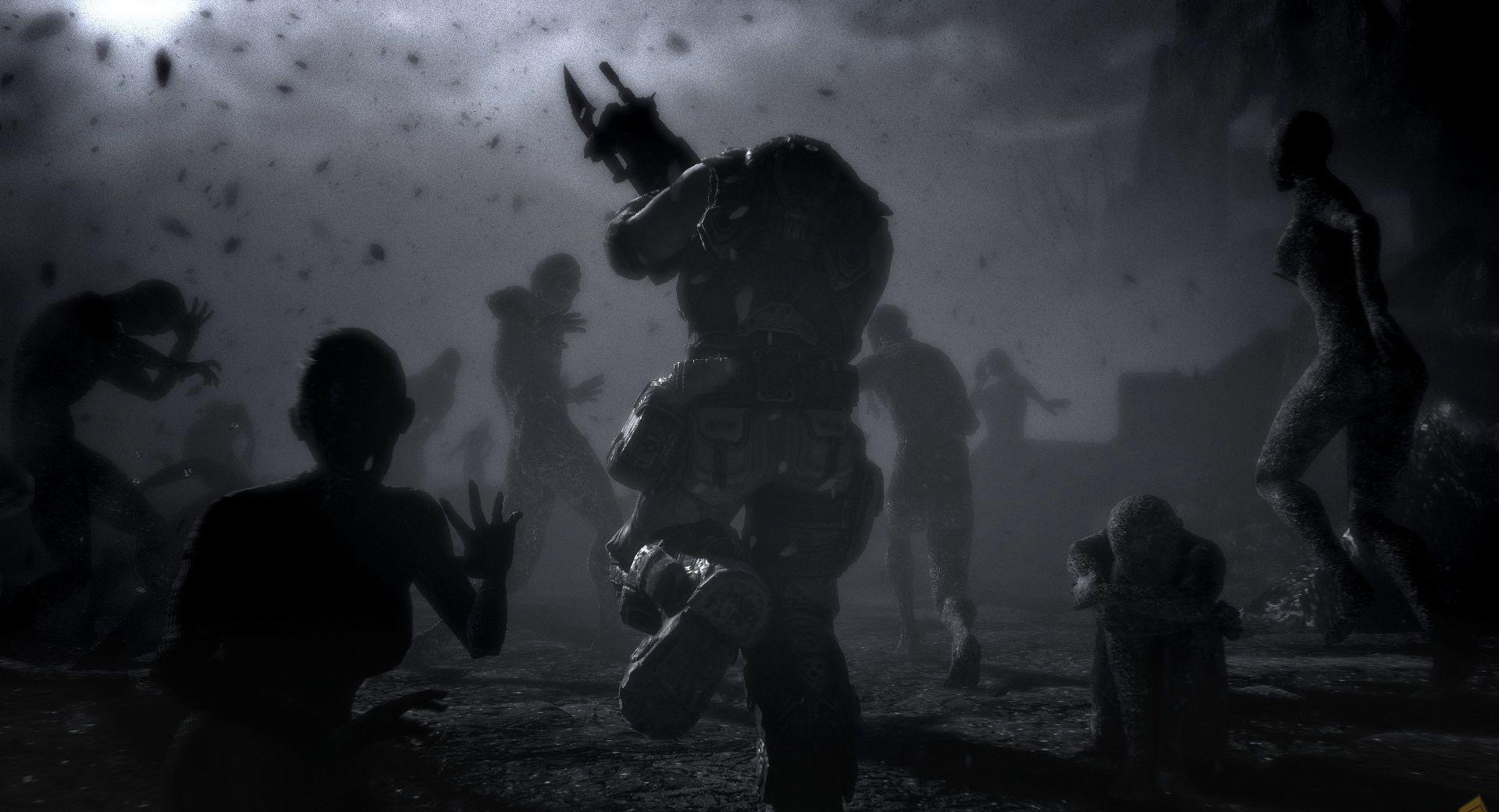 Gears Of War 3 Trailer Snapshot at 2048 x 2048 iPad size wallpapers HD quality