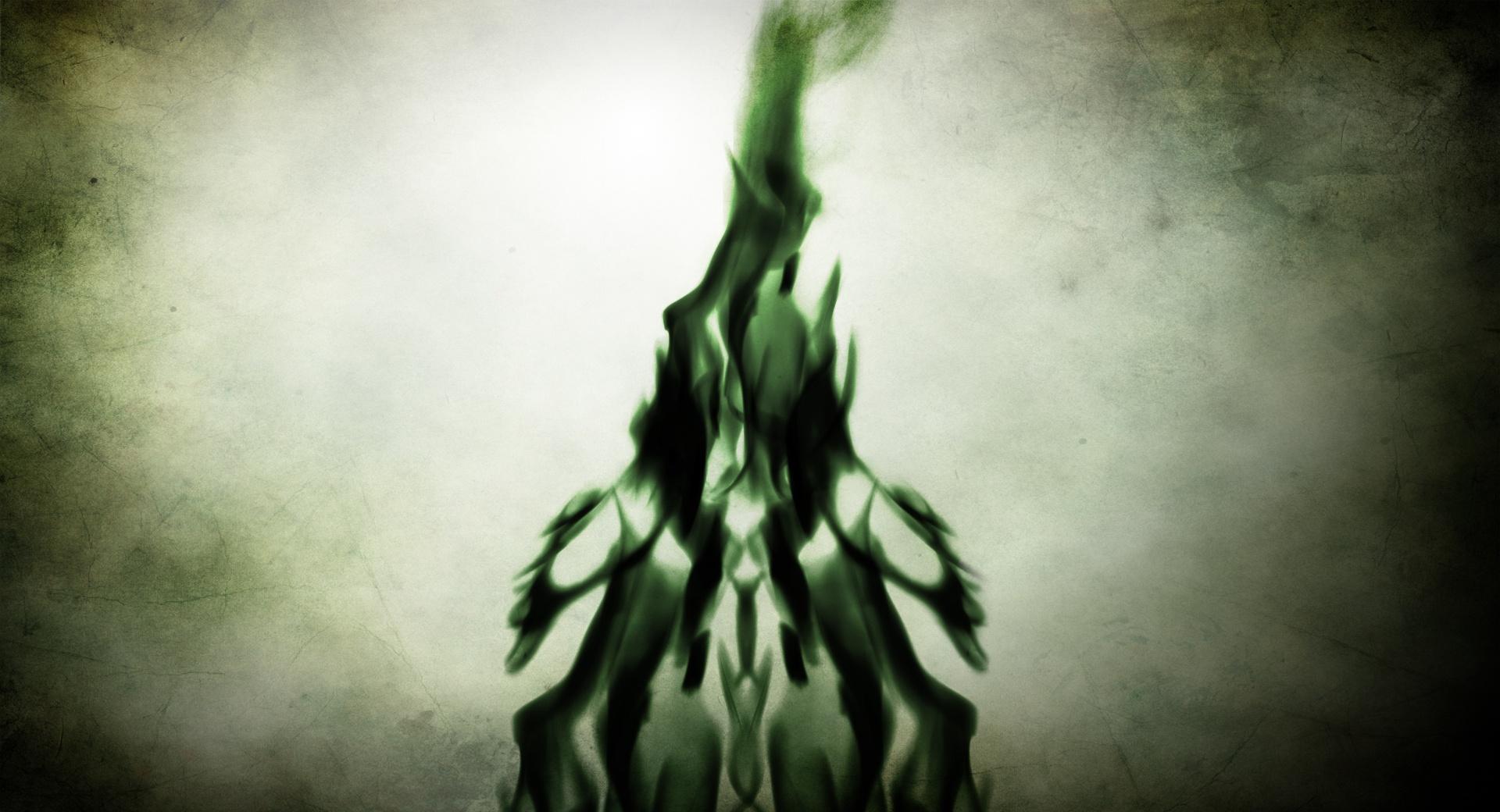Ghost Flames at 2048 x 2048 iPad size wallpapers HD quality