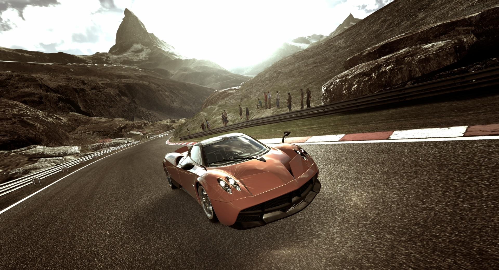 Gran Turismo 6 Pagani at 320 x 480 iPhone size wallpapers HD quality