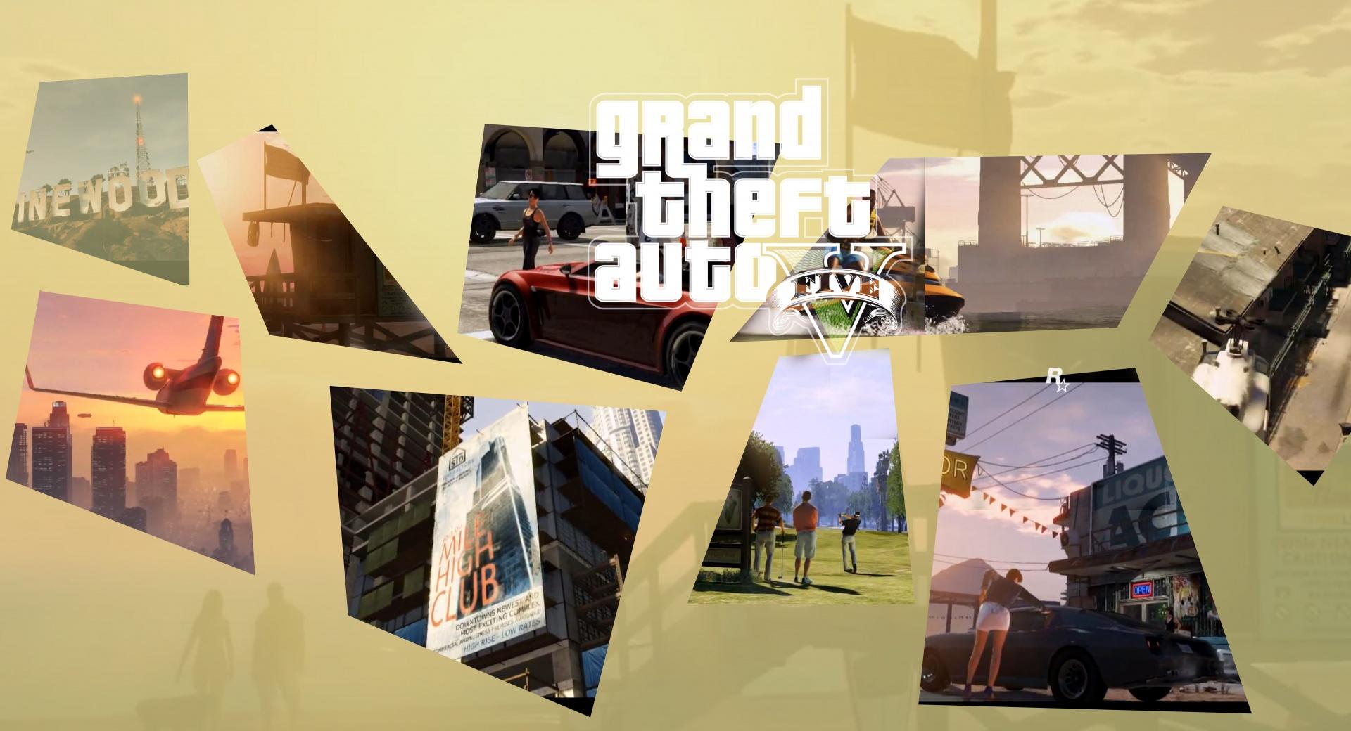GTA V Rockstar Games at 1024 x 1024 iPad size wallpapers HD quality