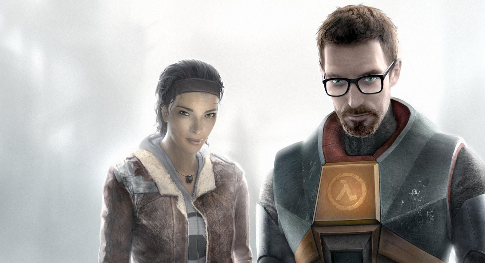Half Life Gordon And Alyx at 640 x 960 iPhone 4 size wallpapers HD quality