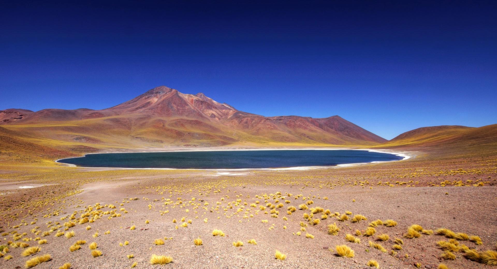High Altitude Lake Chile at 1600 x 1200 size wallpapers HD quality
