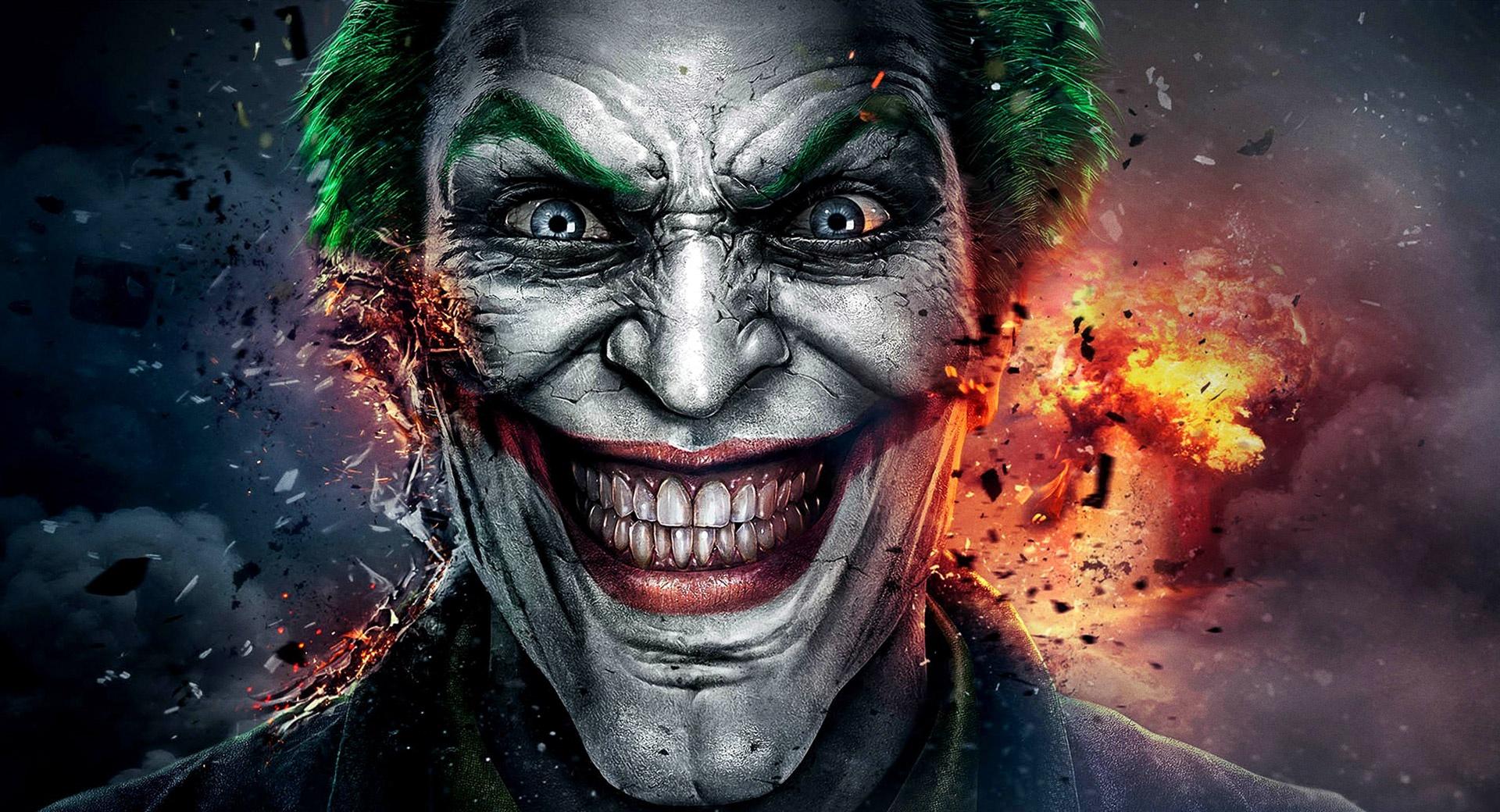 Injustice God Among Us Joker Face 2048 x 2048 iPad wallpaper download