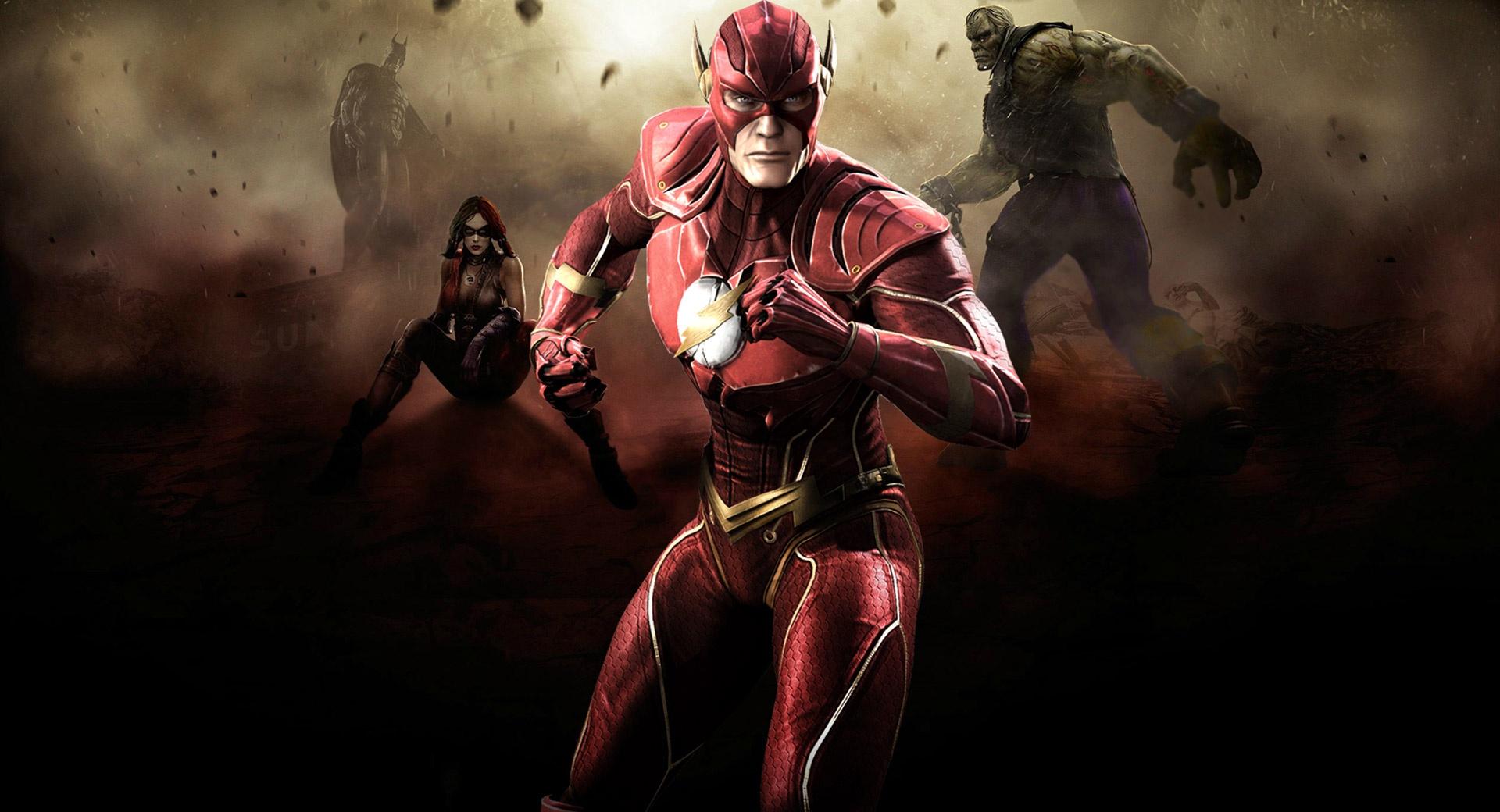 Injustice Gods Among Us - Flash at 1024 x 1024 iPad size wallpapers HD quality
