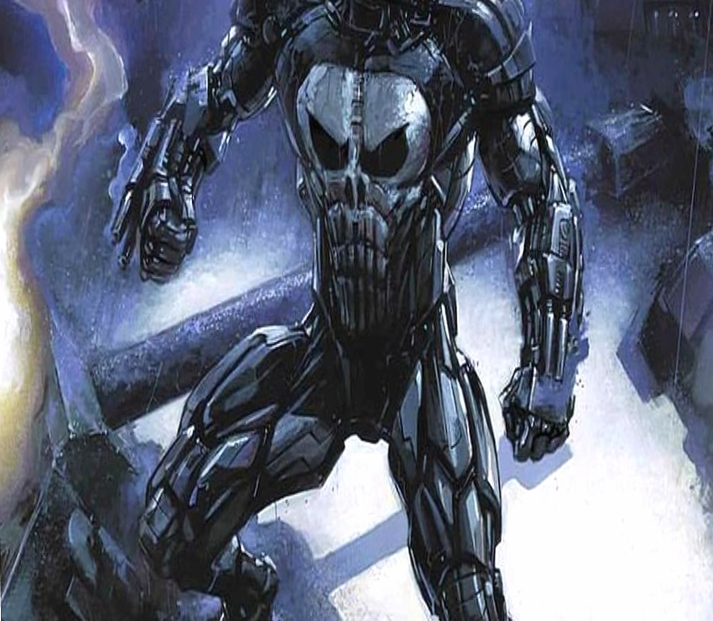 Iron Punisher at 750 x 1334 iPhone 6 size wallpapers HD quality