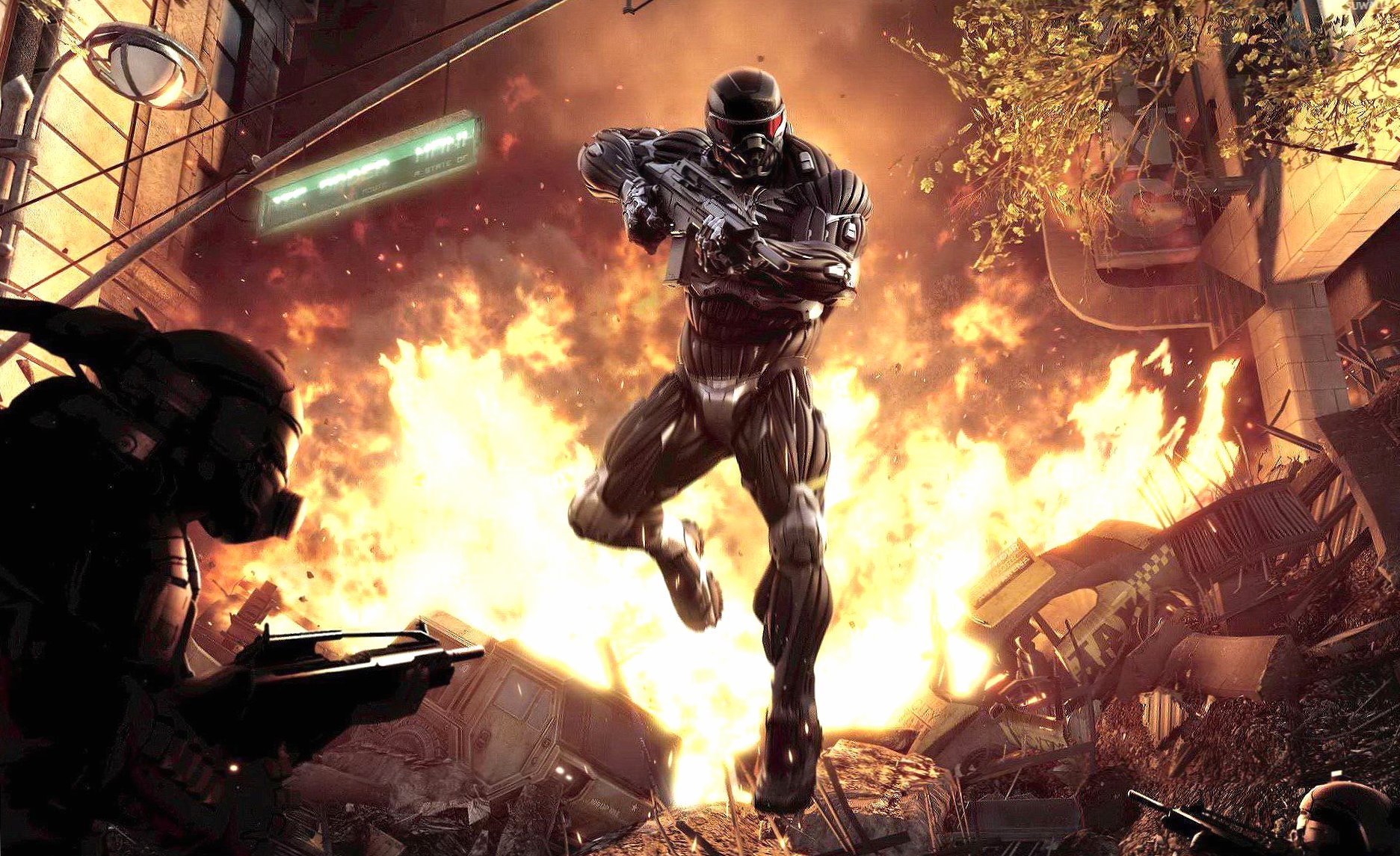 Jumping Prophet - Crysis at 1024 x 1024 iPad size wallpapers HD quality