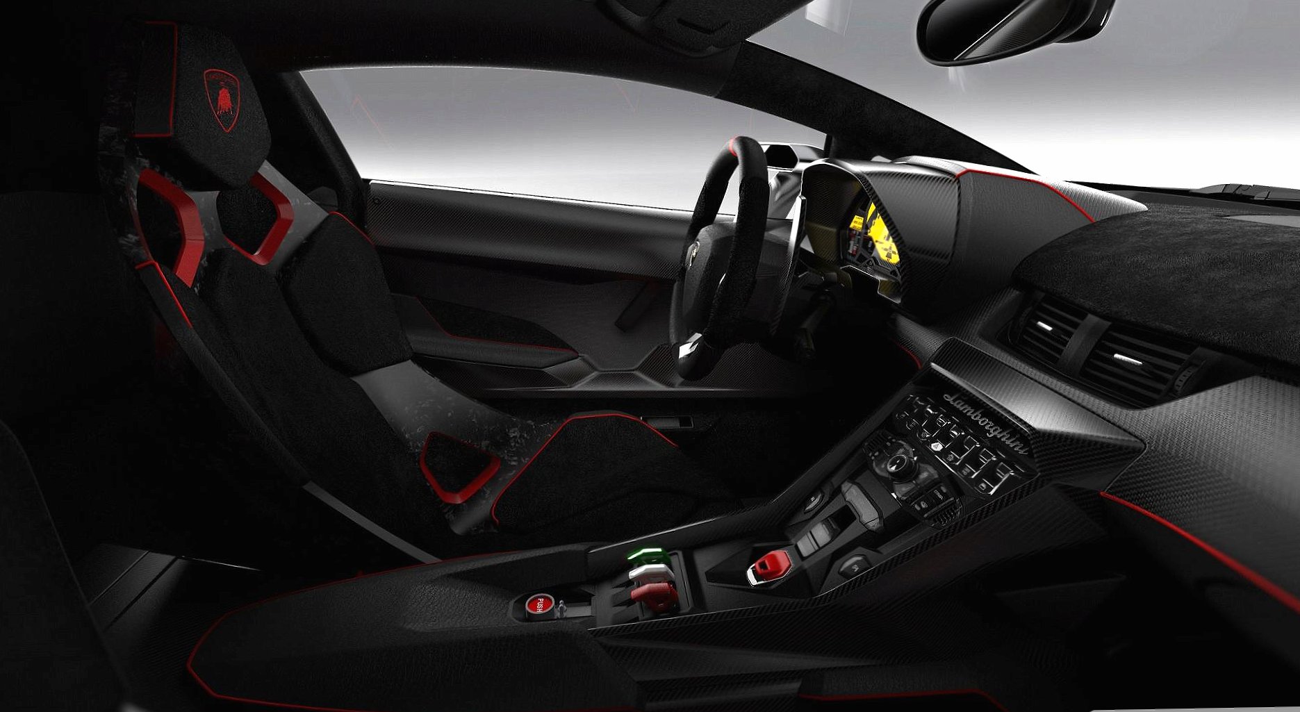 Lamborghini veneno interior at 320 x 480 iPhone size wallpapers HD quality