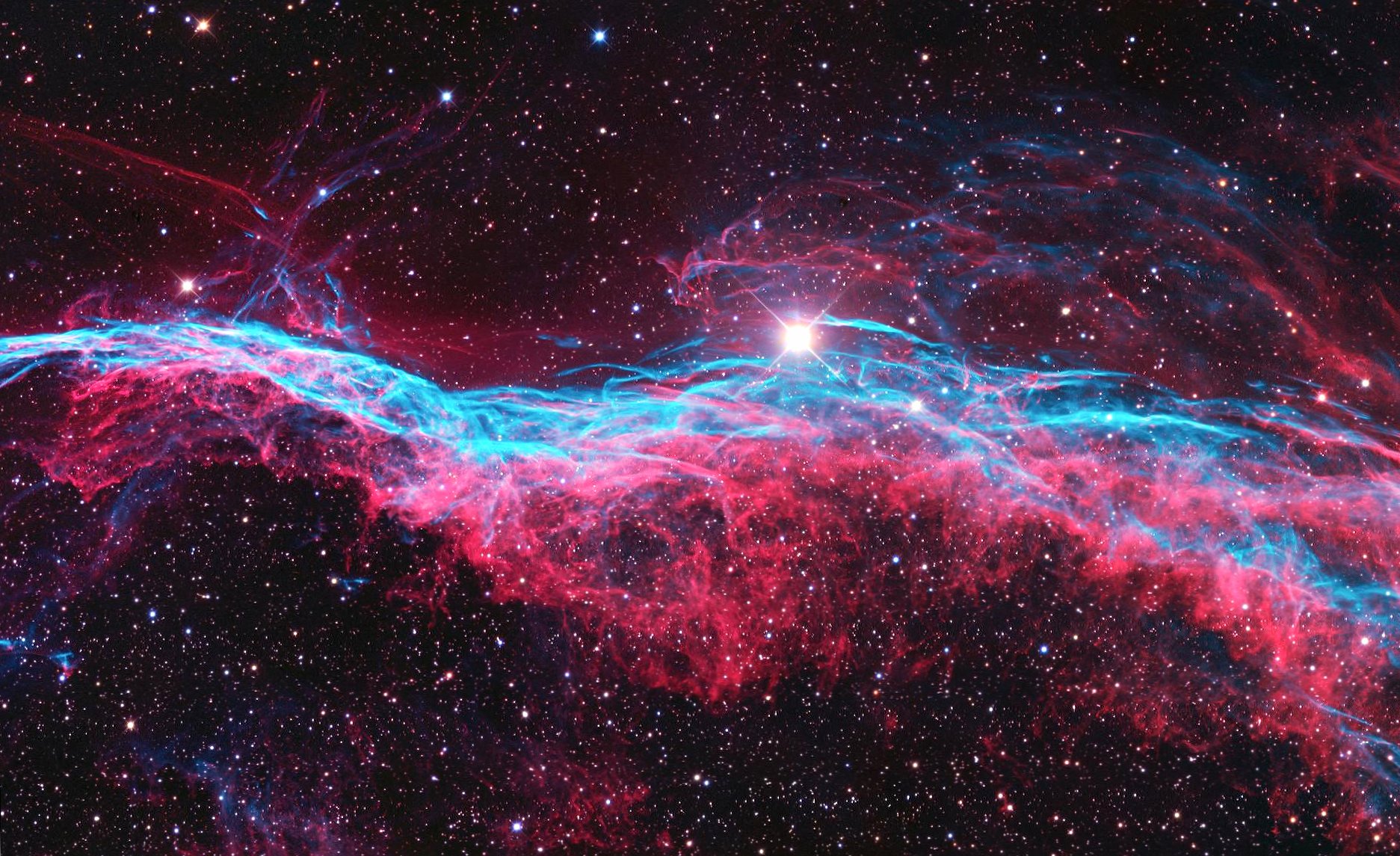 Light blue and pink nebula wallpapers HD quality