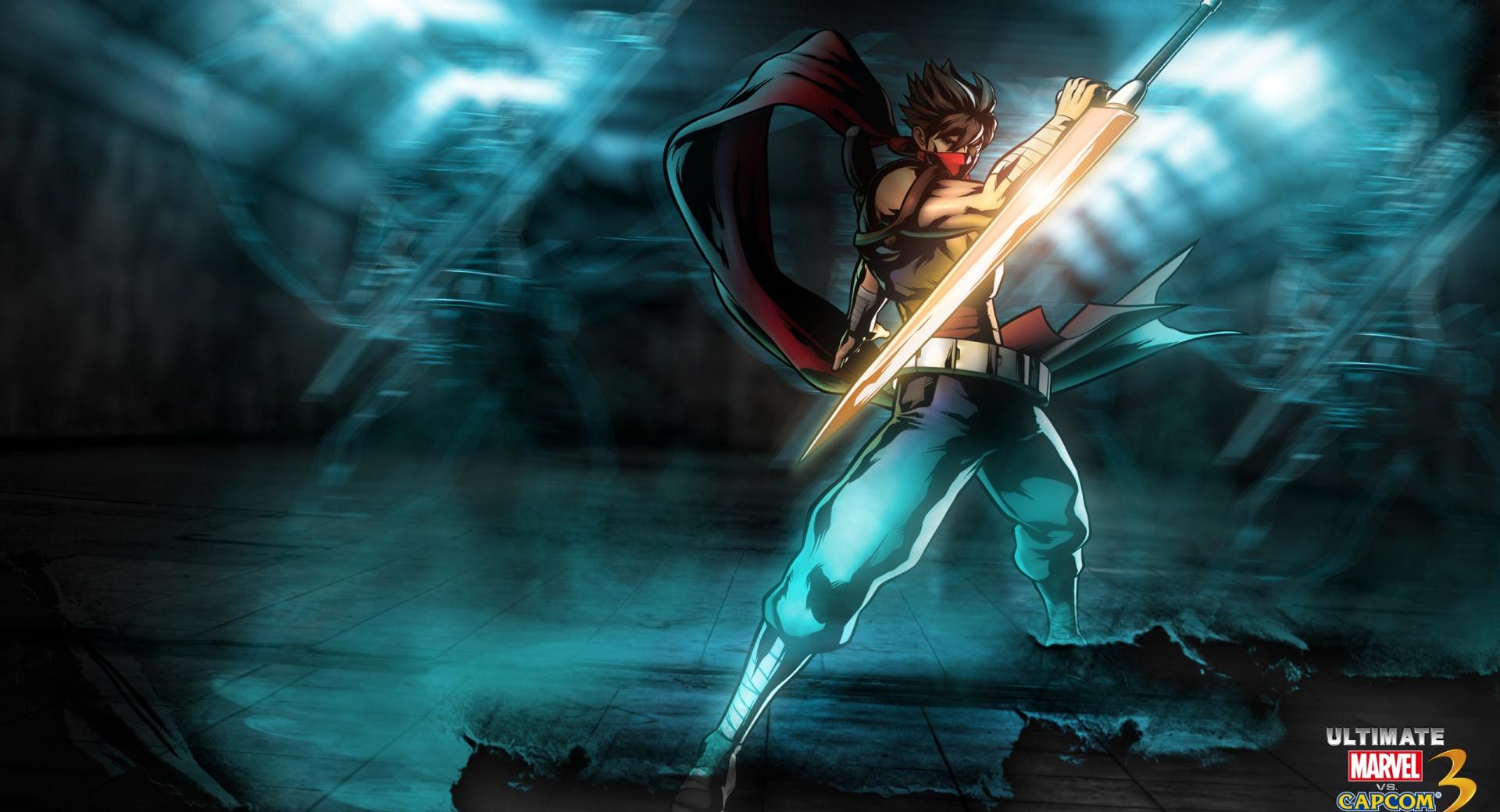 Marvel vs Capcom 3 - Strider Hiryu at 320 x 480 iPhone size wallpapers HD quality