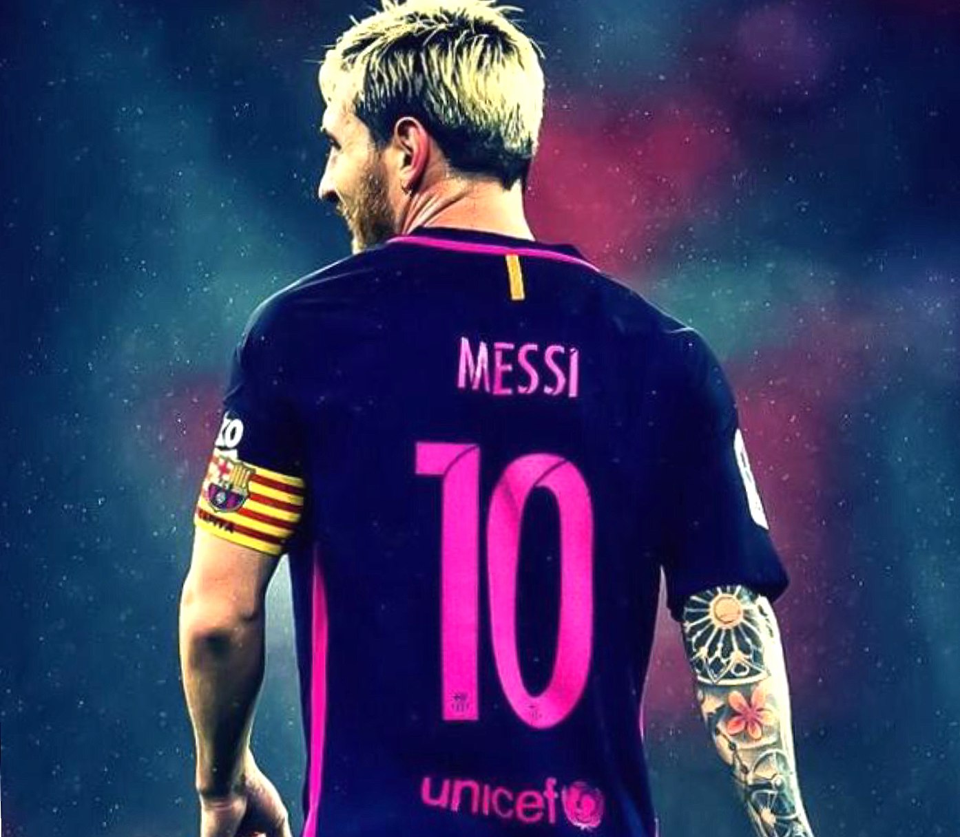 Messi barcelona at 1334 x 750 iPhone 7 size wallpapers HD quality