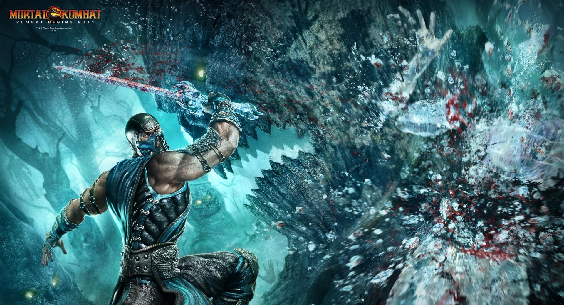 Mortal Kombat 9 Sub Zero at 640 x 1136 iPhone 5 size wallpapers HD quality