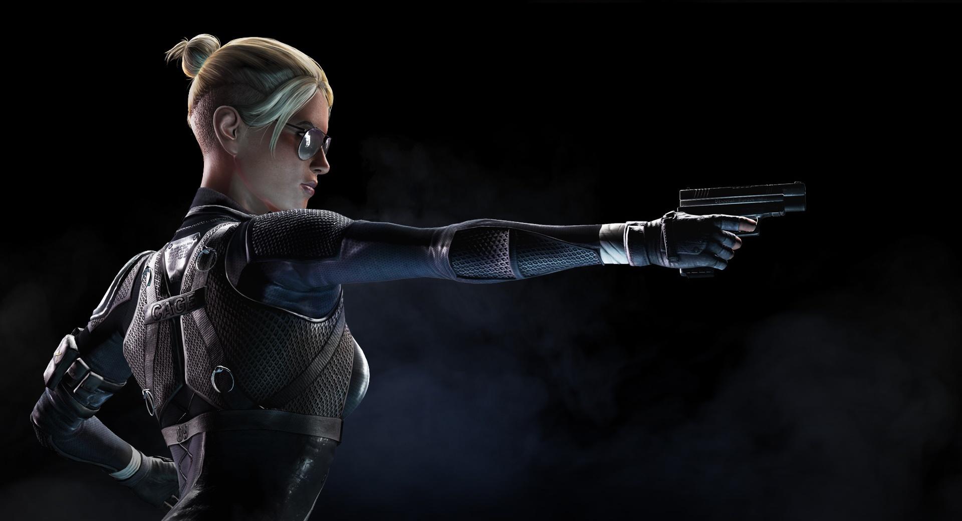 Mortal Kombat X Cassie Cage at 2048 x 2048 iPad size wallpapers HD quality