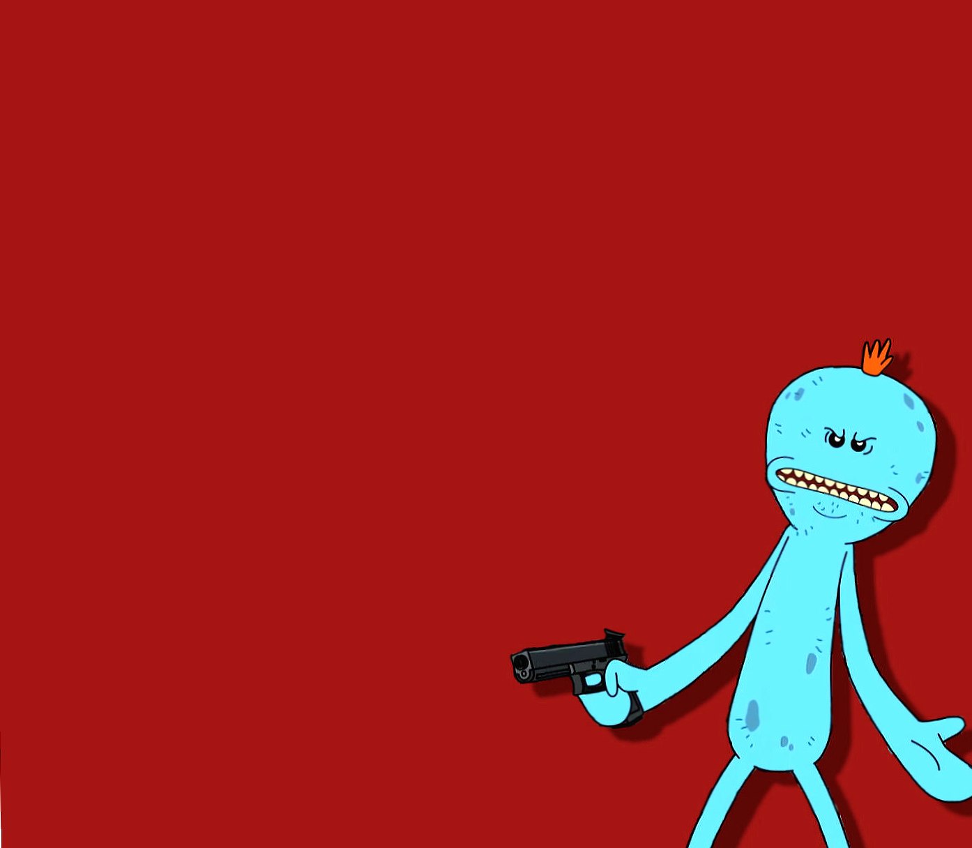 Mr Meeseeks at 640 x 1136 iPhone 5 size wallpapers HD quality