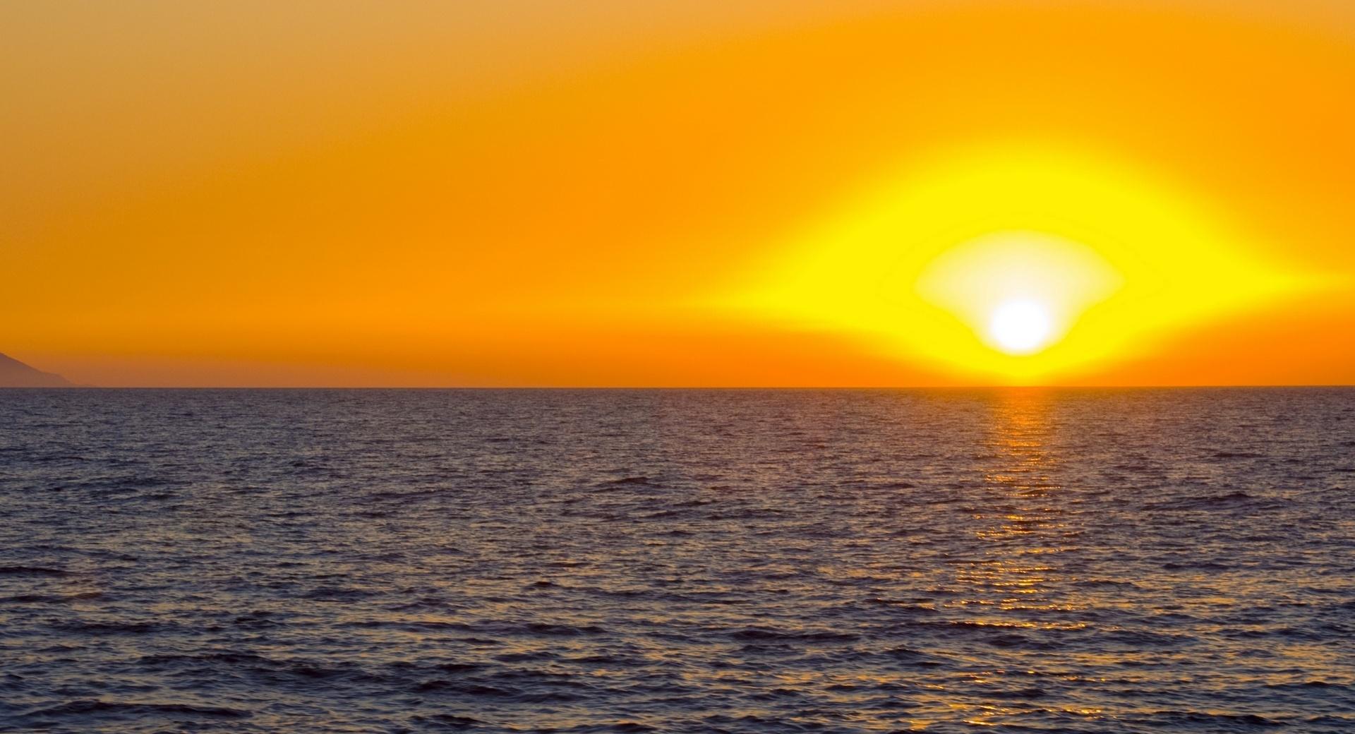 Orange Sunrise at 640 x 1136 iPhone 5 size wallpapers HD quality