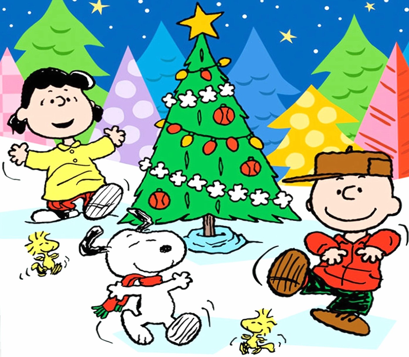 Peanuts Christmas at 1600 x 1200 size wallpapers HD quality