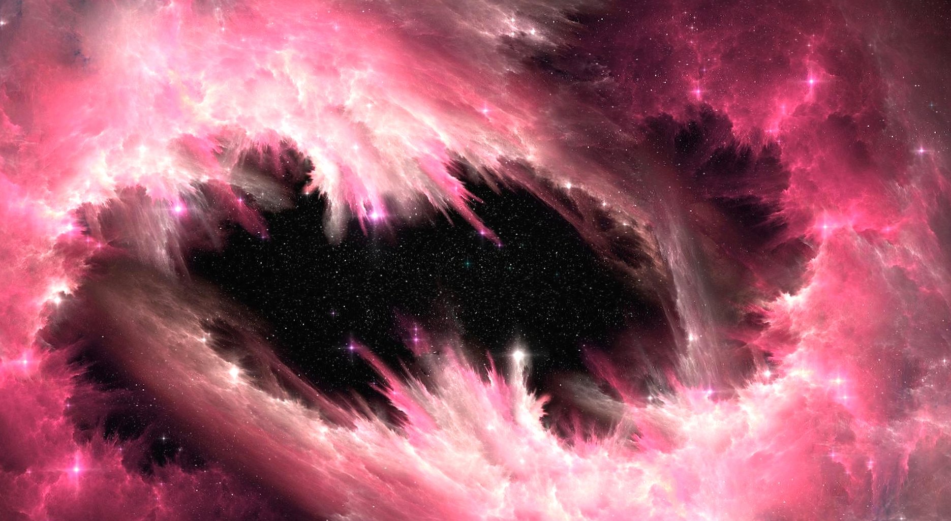 Pink nebula at 1024 x 1024 iPad size wallpapers HD quality