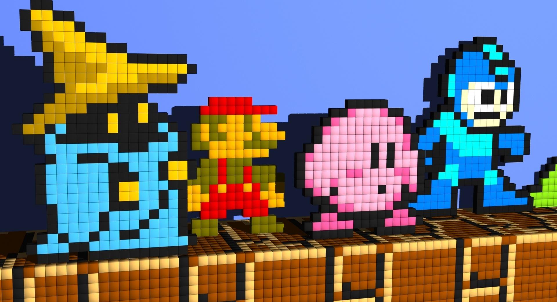 Pixel Legends at 640 x 960 iPhone 4 size wallpapers HD quality