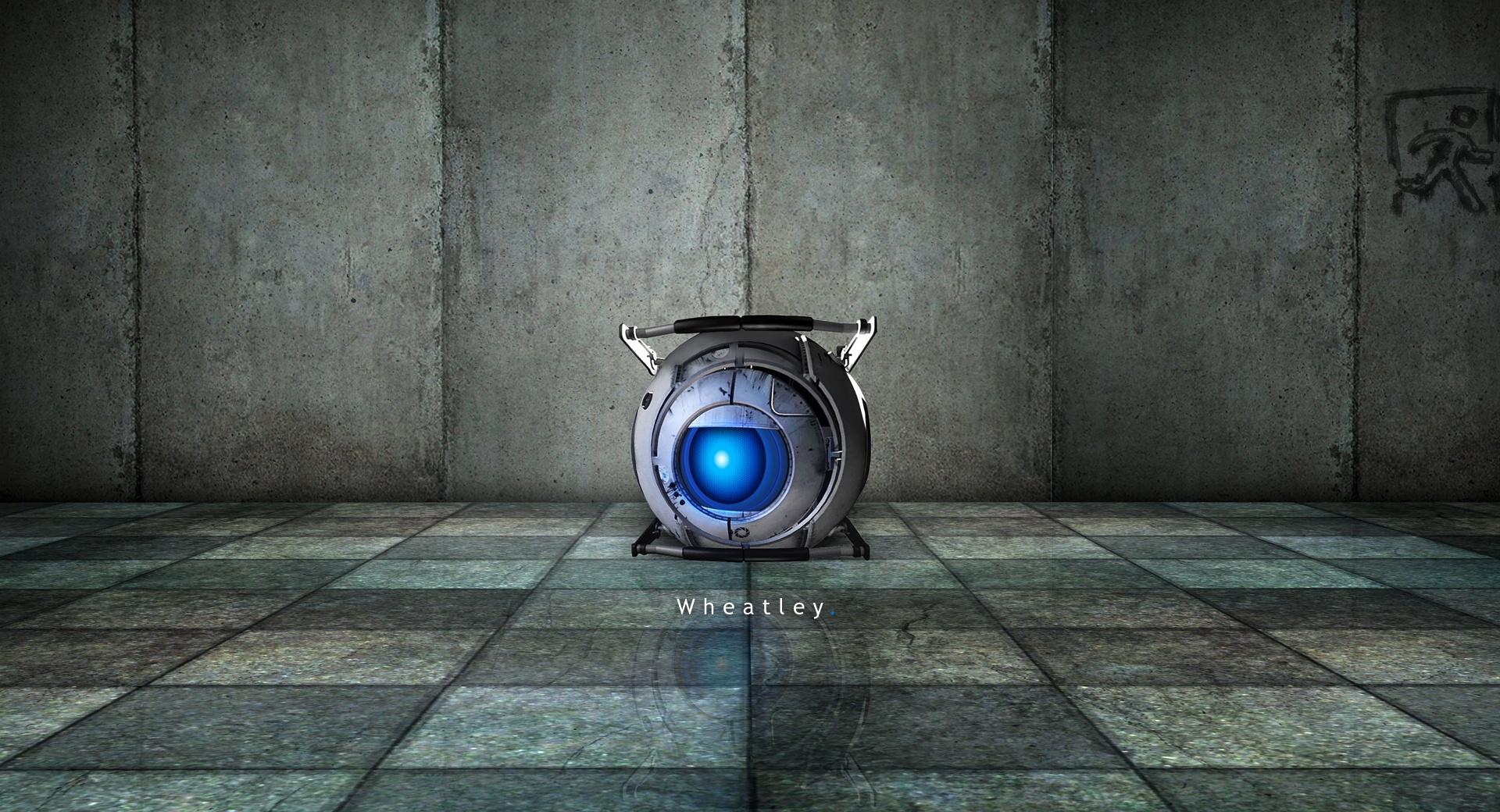Portal 2 Wheatley at 1152 x 864 size wallpapers HD quality