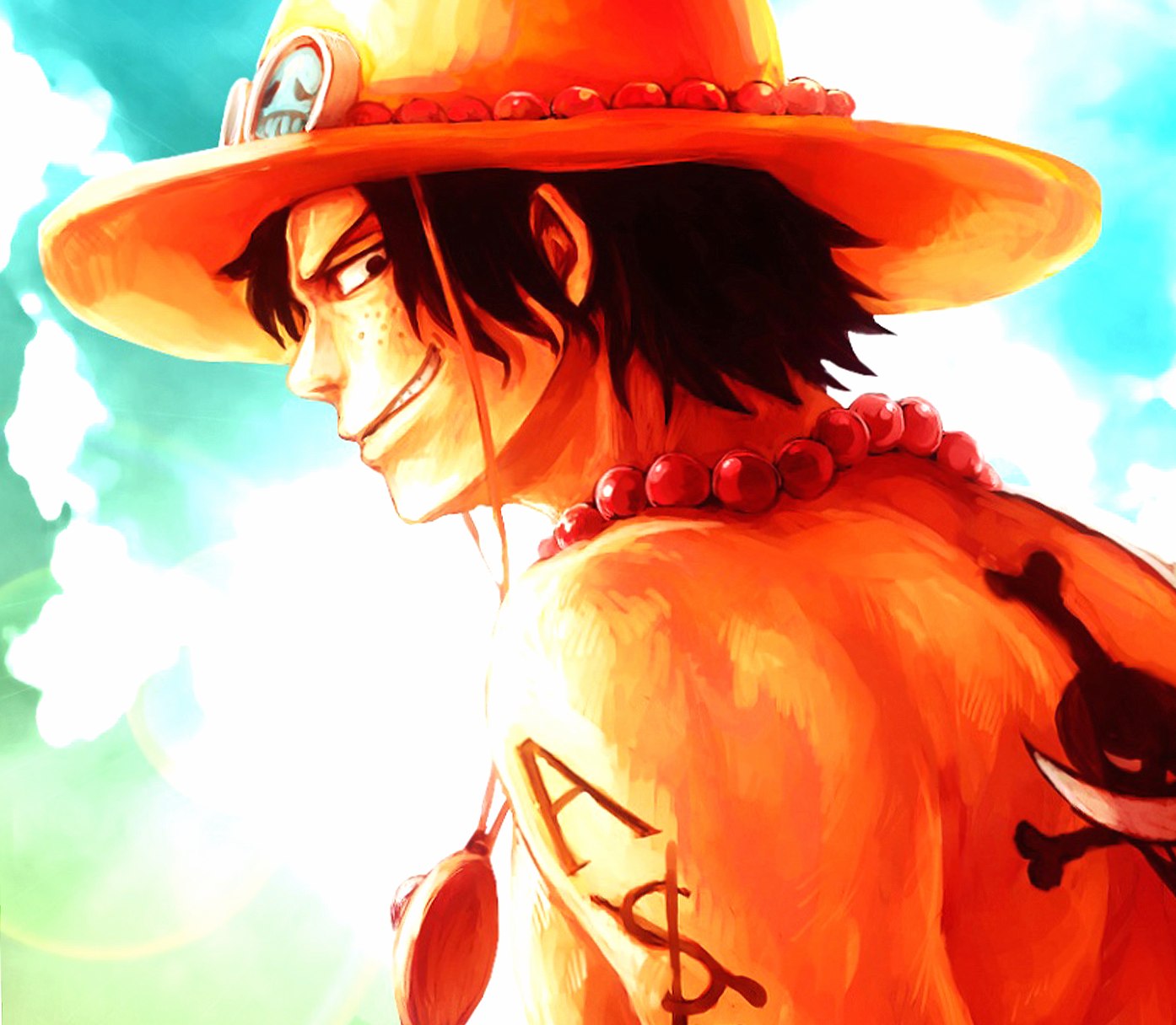 Portgas D Ace at 640 x 960 iPhone 4 size wallpapers HD quality